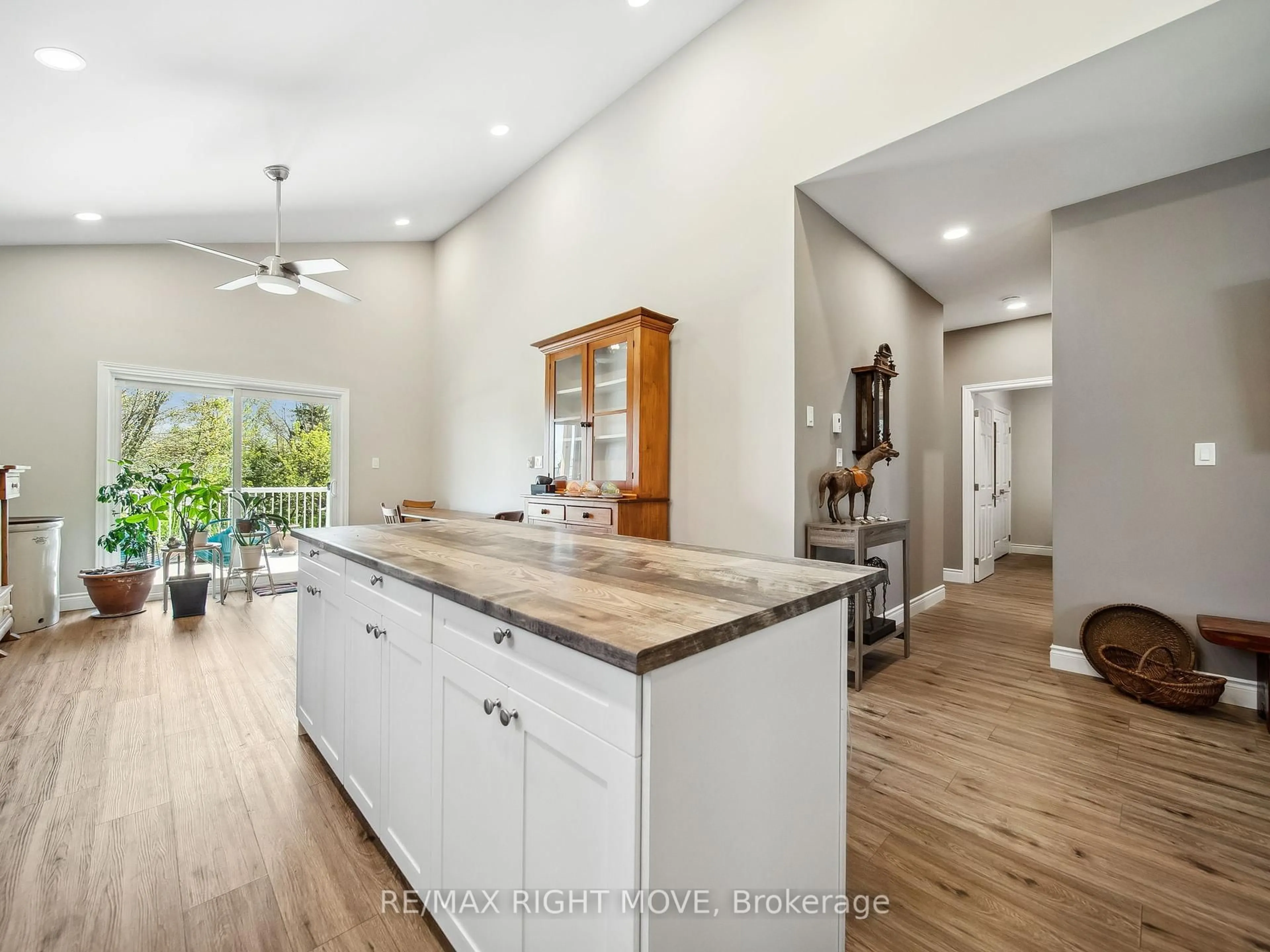 Open concept kitchen, unknown for 112b Creighton St #1 & 2, Ramara Ontario L3V 1B3
