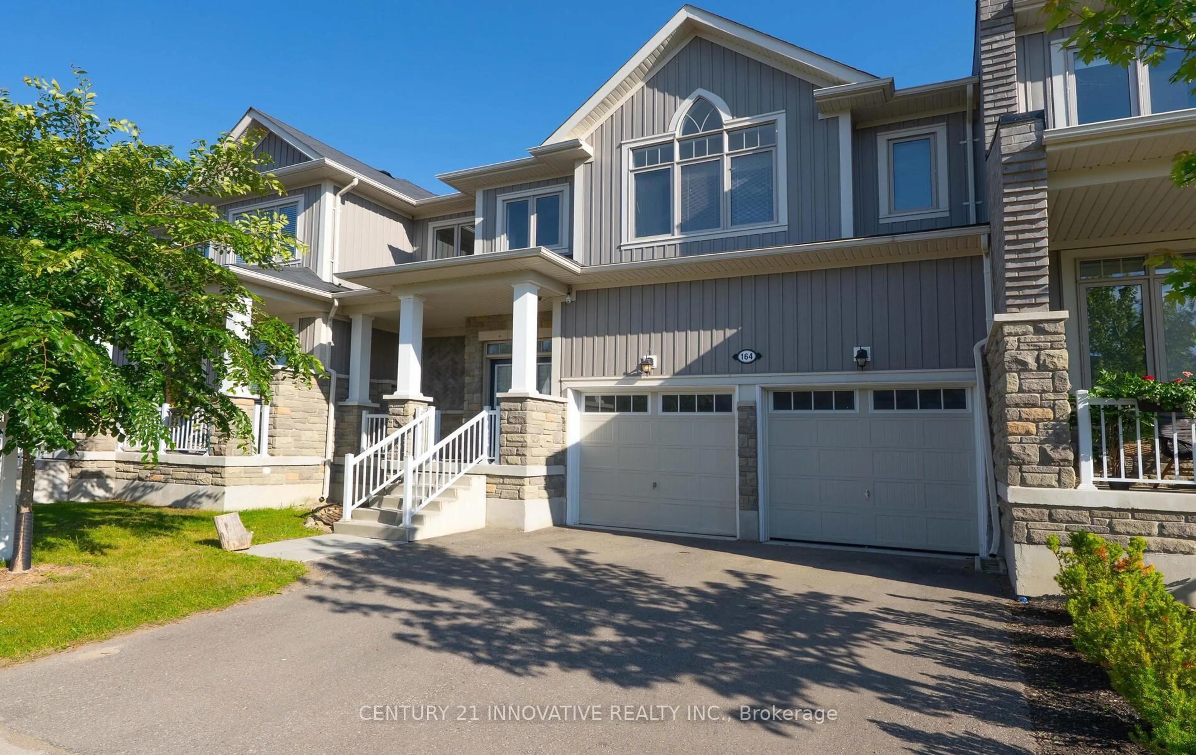 Home with vinyl exterior material, street for 164 Allegra Dr, Wasaga Beach Ontario L9Z 0H6