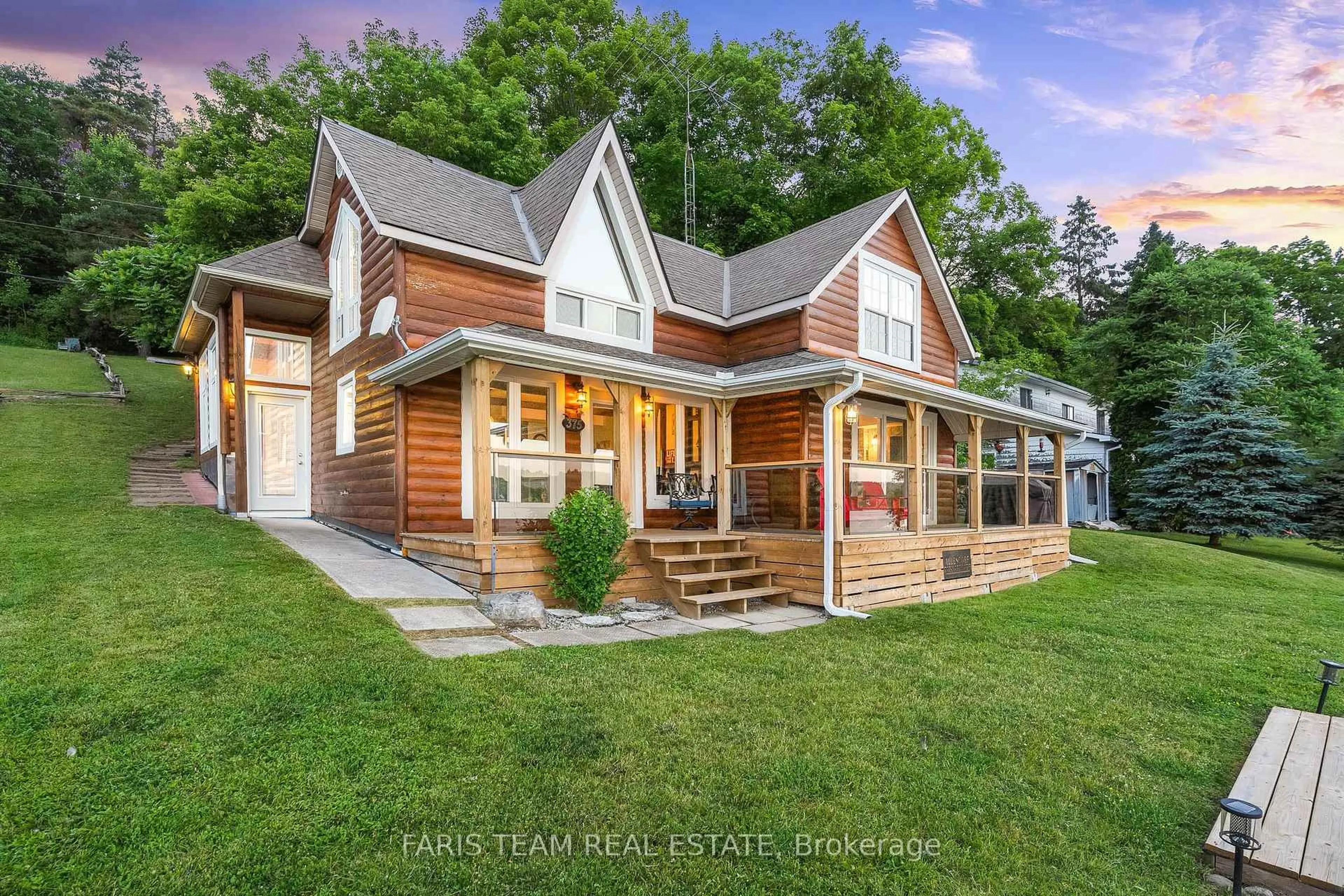 Home with brick exterior material, street for 375 Champlain Rd, Penetanguishene Ontario L9M 1S3