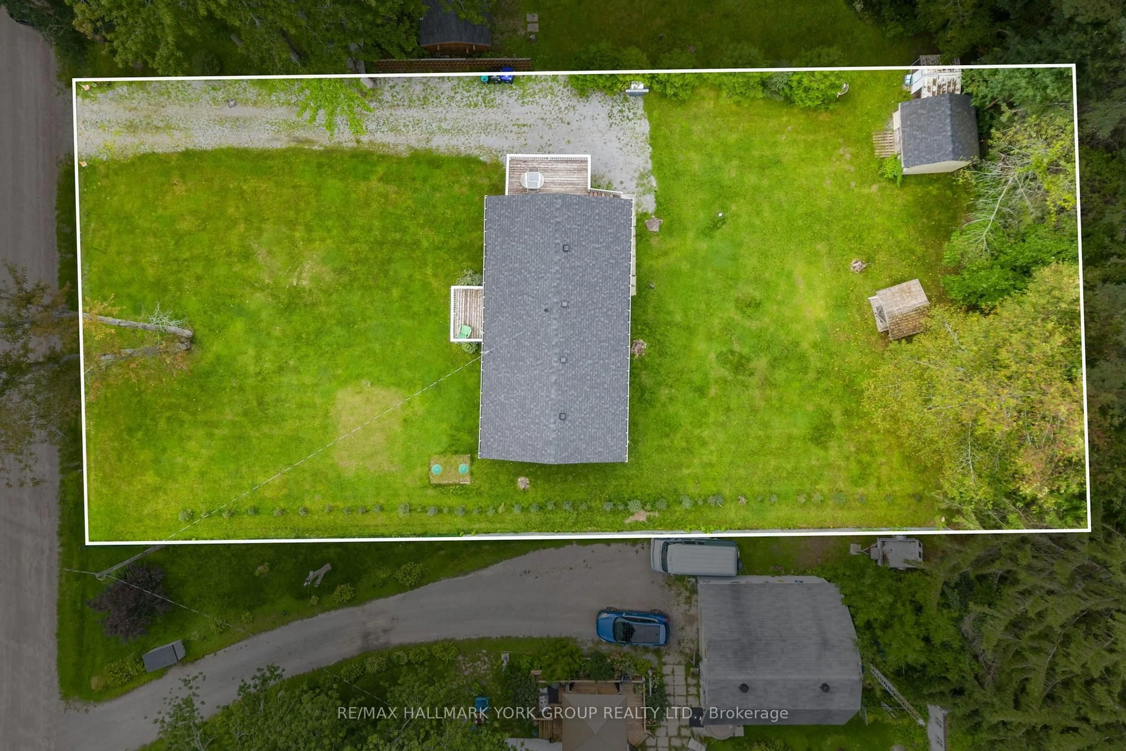 A pic from outside/outdoor area/front of a property/back of a property/a pic from drone, street for 3554 John St, Ramara Ontario L0K 1B0