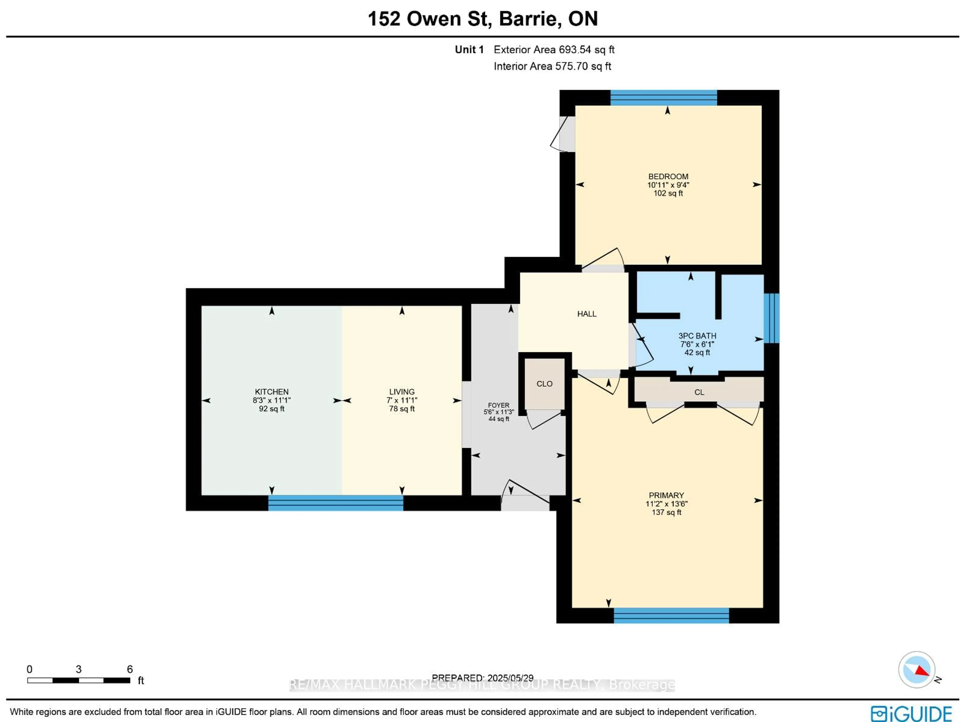 Floor plan for 152 Owen St, Barrie Ontario L4M 3H9