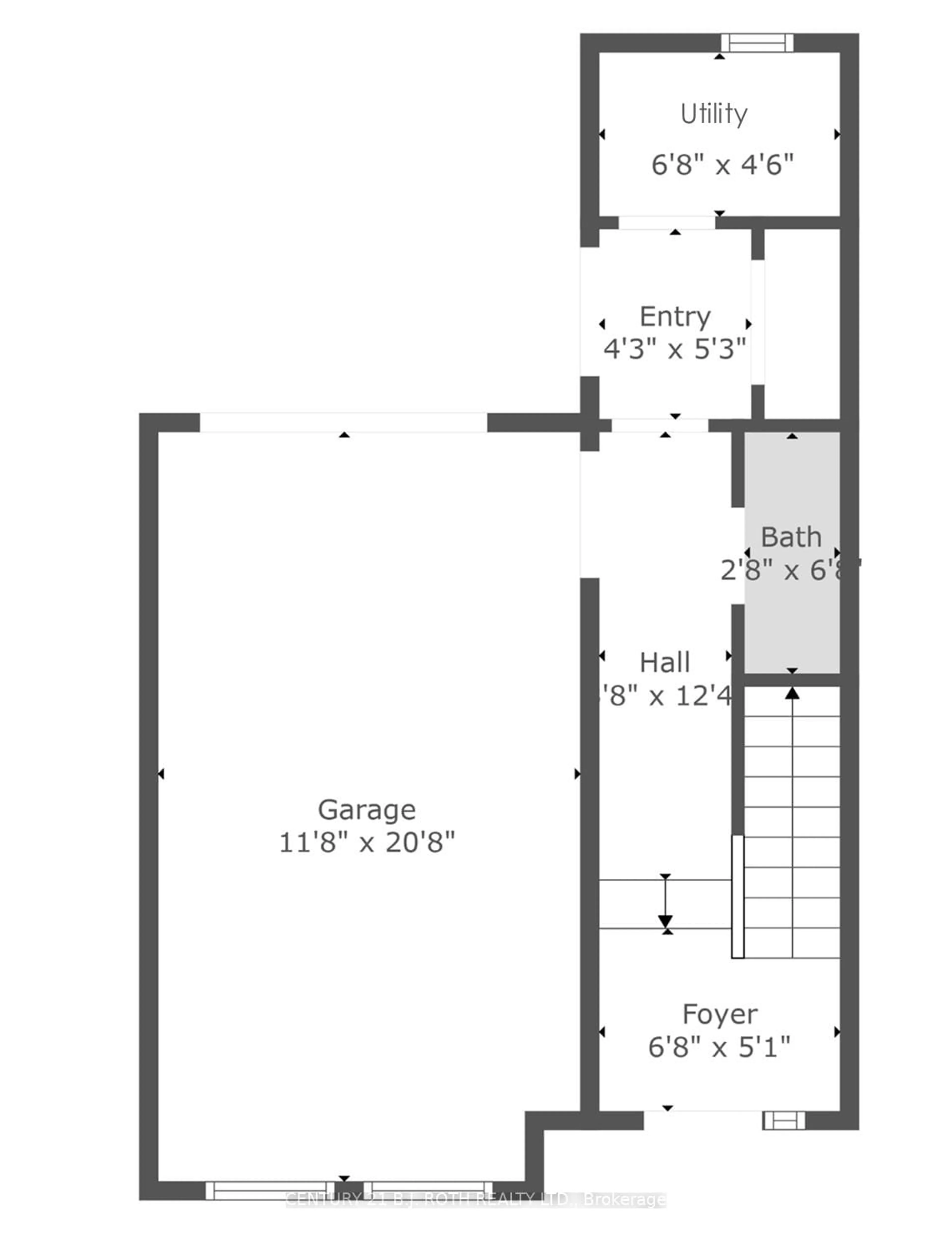 Floor plan for 8 BRU-LOR Lane, Orillia Ontario L3V 8P4