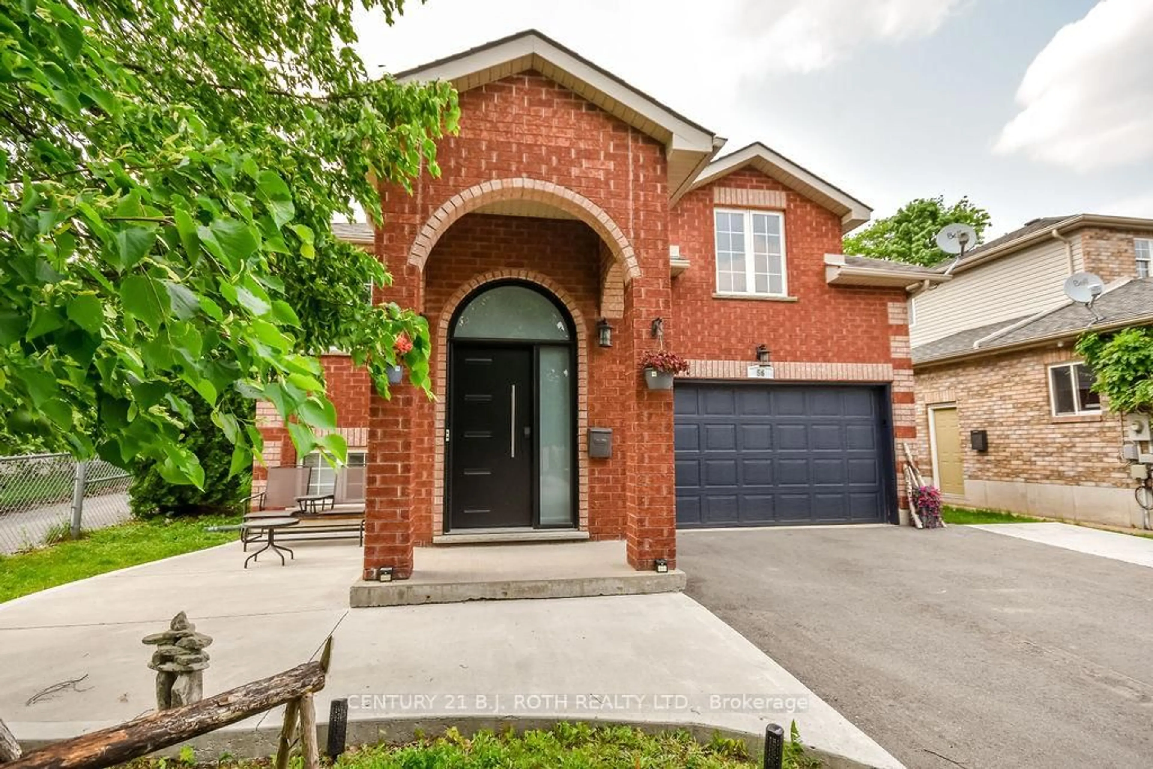 Home with brick exterior material, street for 56 Monique Cres, Barrie Ontario L4M 6Y4