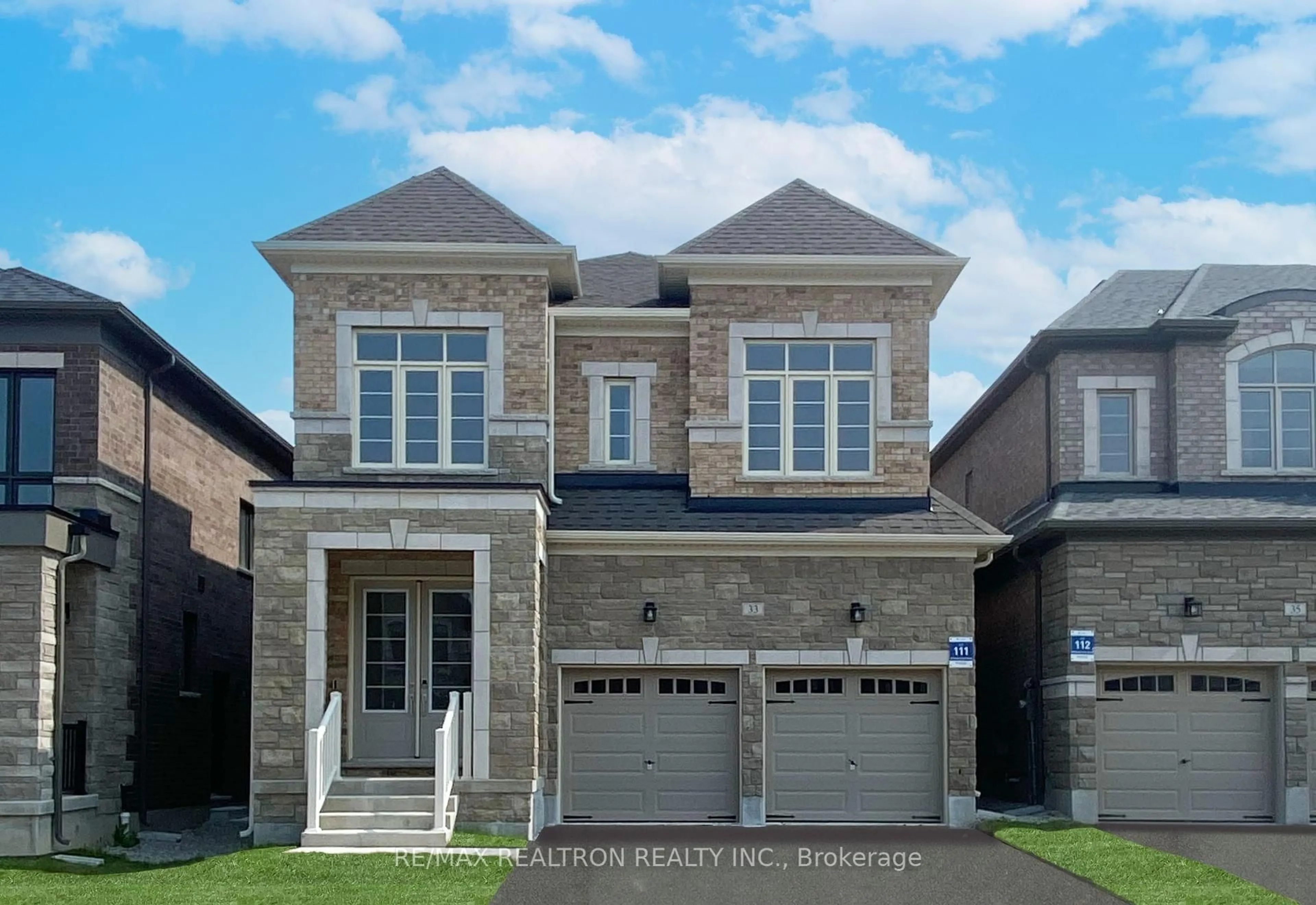 Home with brick exterior material, street for 33 Sweet Cicely, Springwater Ontario L9X 2C7