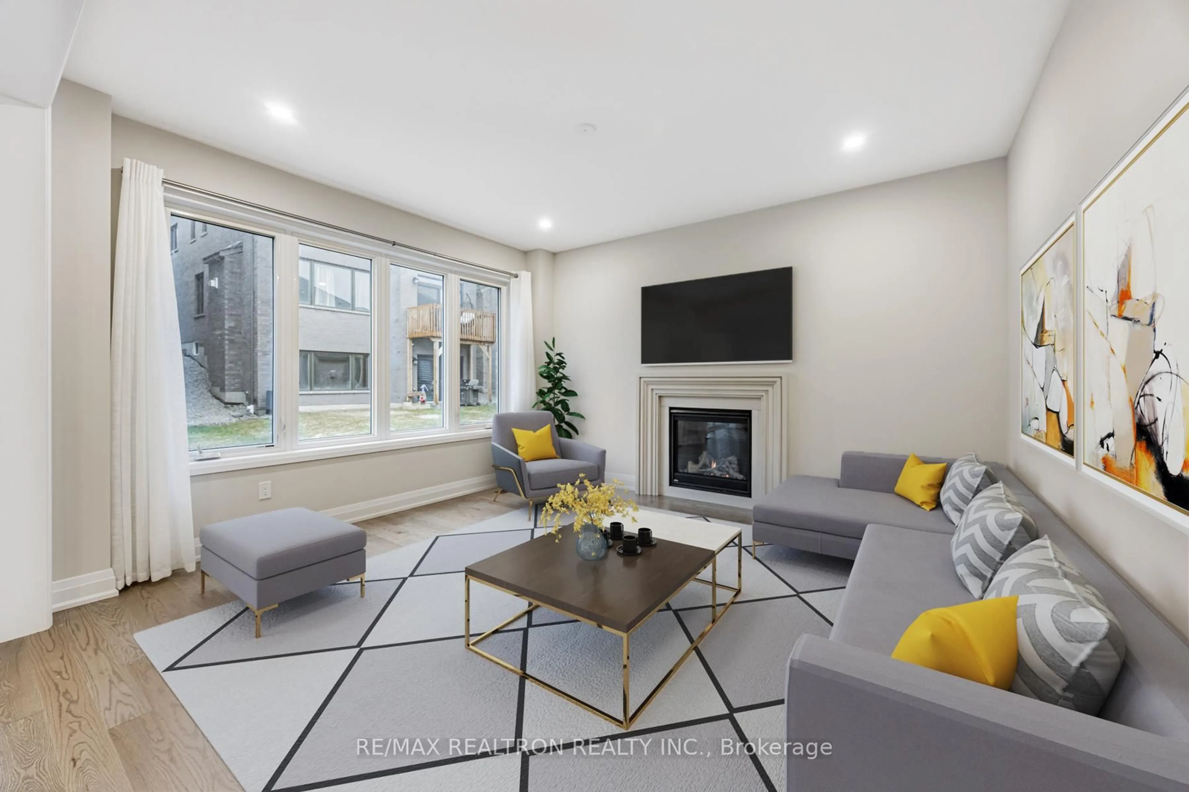 Living room with furniture, unknown for 33 Sweet Cicely, Springwater Ontario L9X 2C7