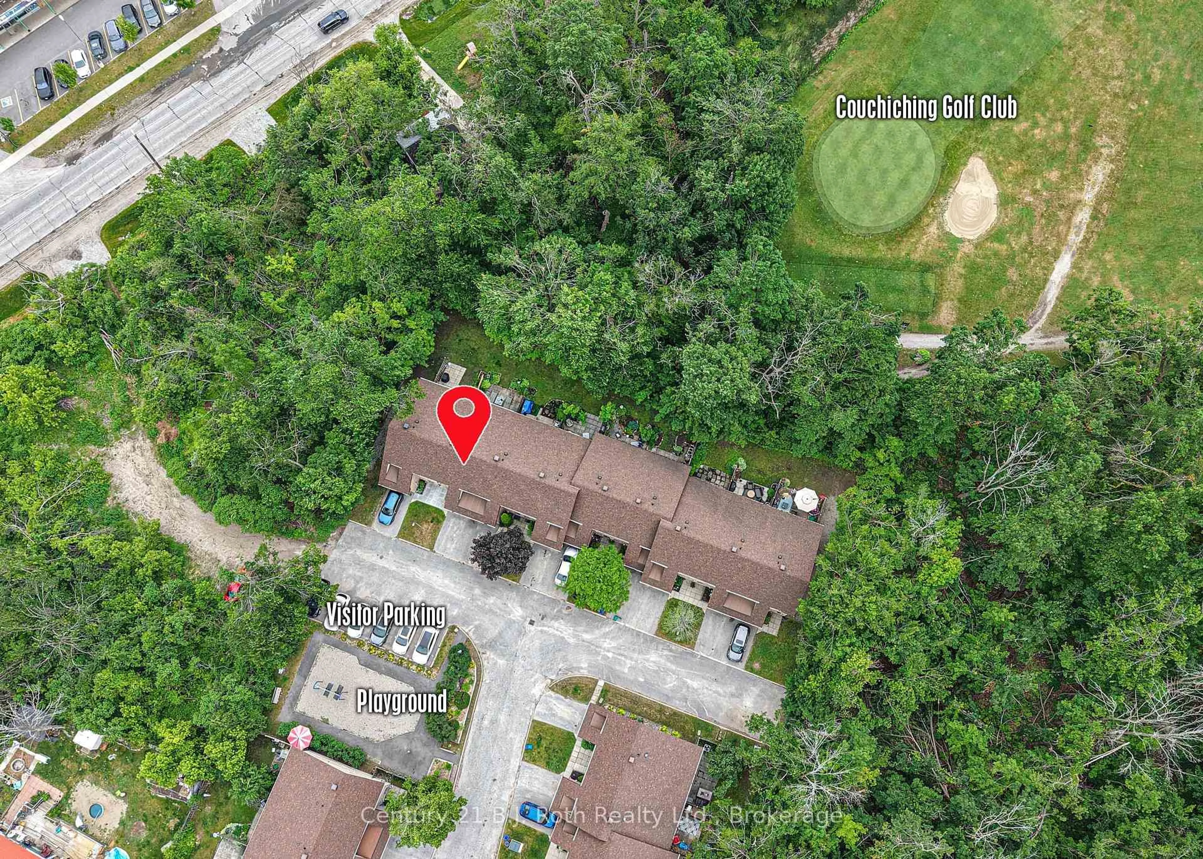A pic from outside/outdoor area/front of a property/back of a property/a pic from drone, street for 67 Fittons Rd #23, Orillia Ontario L3V 2J2