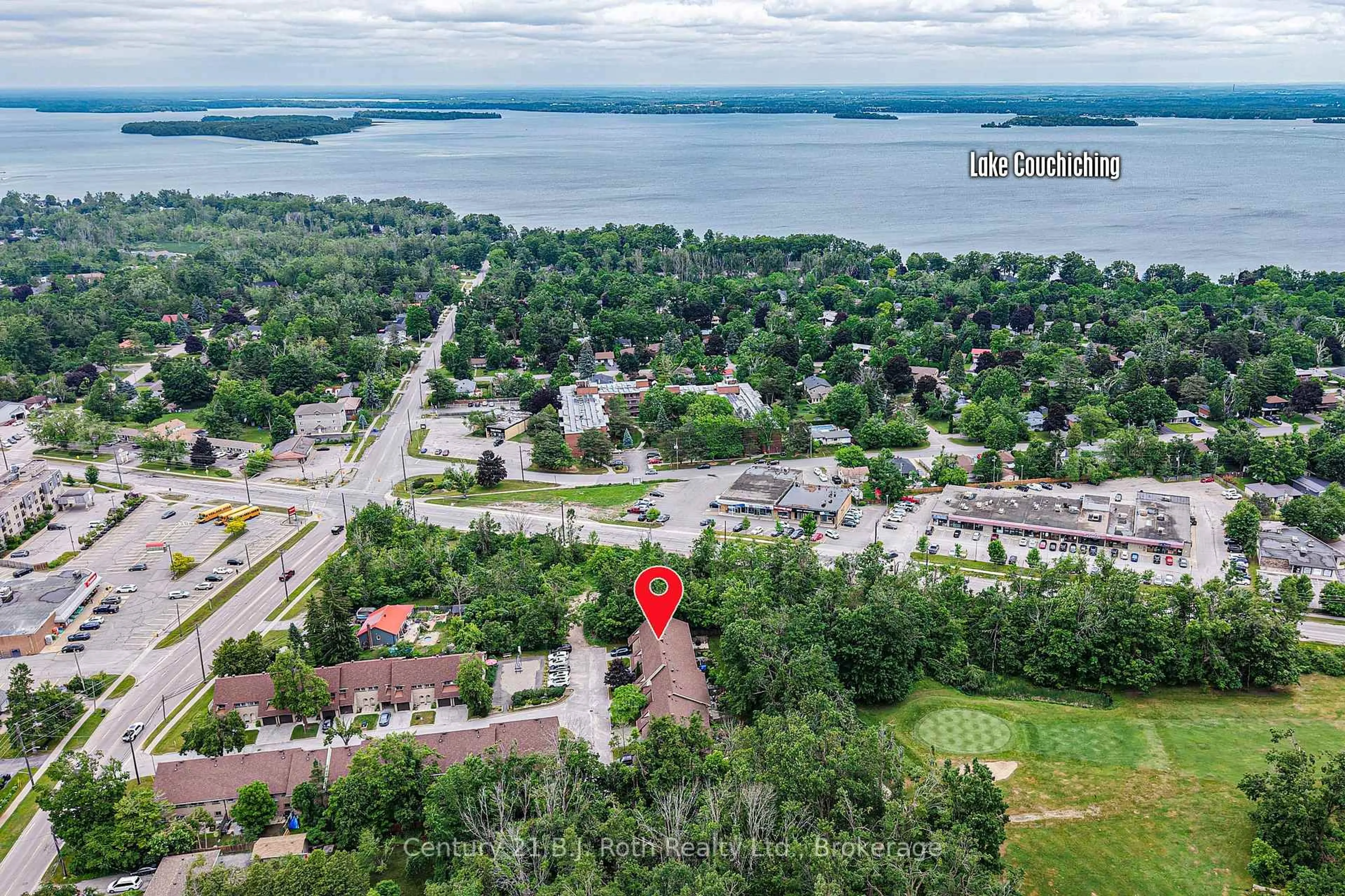 A pic from outside/outdoor area/front of a property/back of a property/a pic from drone, water/lake/river/ocean view for 67 Fittons Rd #23, Orillia Ontario L3V 2J2