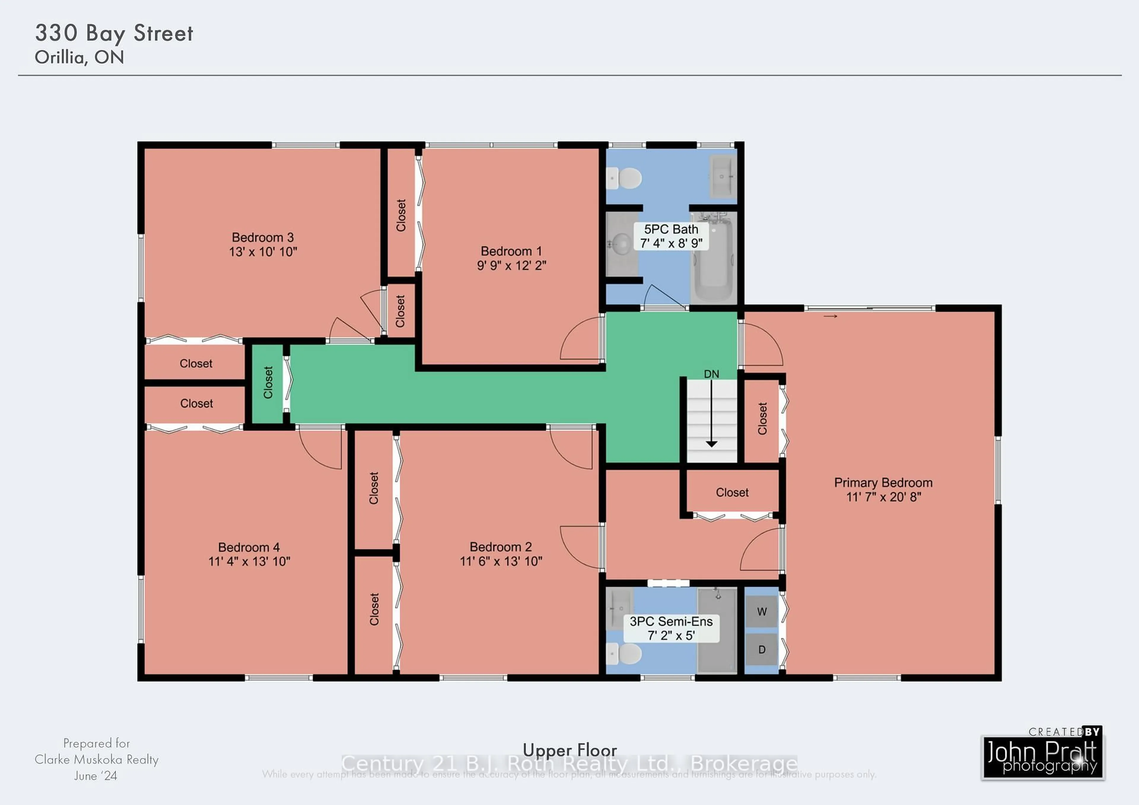 Floor plan for 330 Bay St, Orillia Ontario L3V 3X4