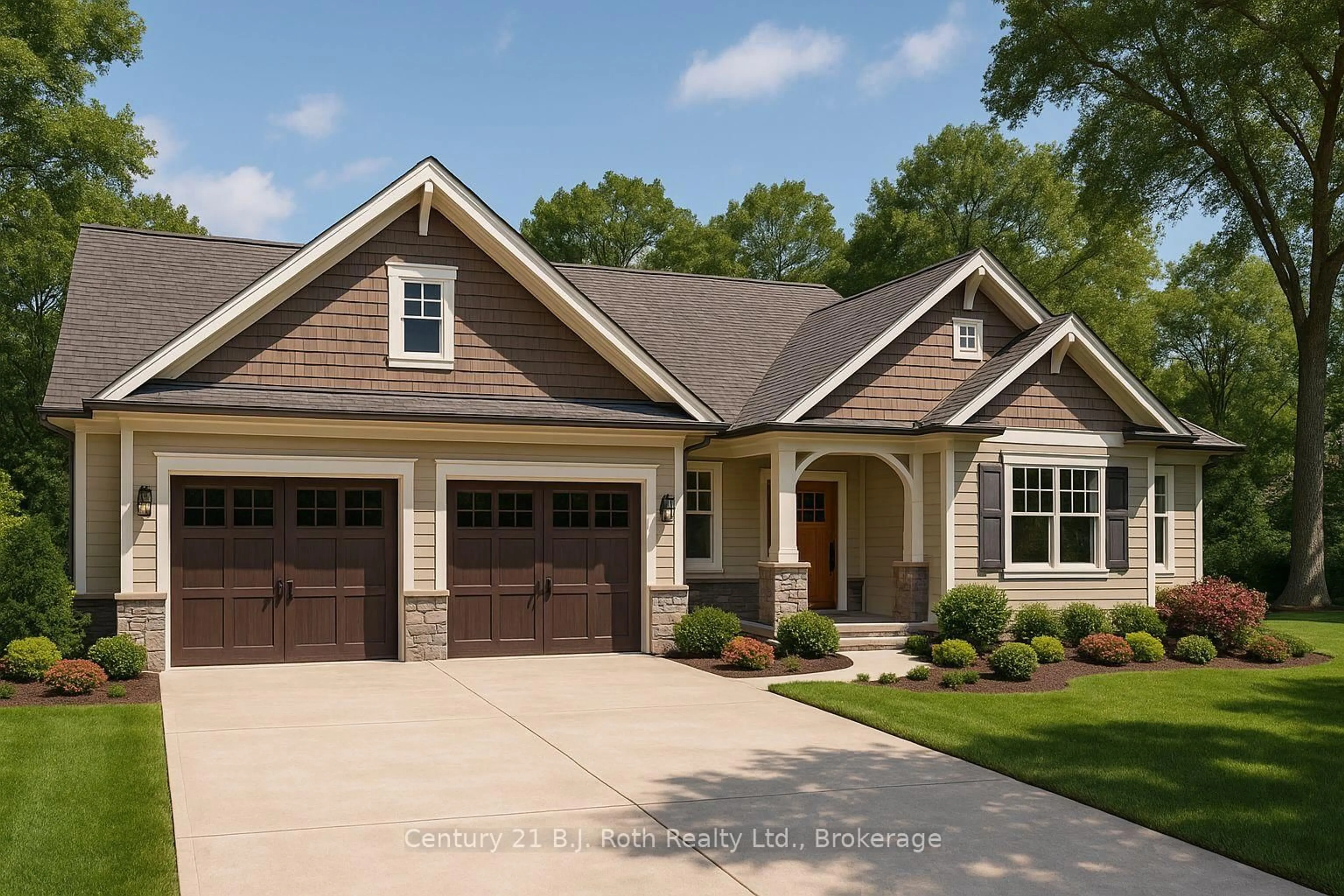 Home with brick exterior material, street for 13 Greenlaw Court Crt, Springwater Ontario L0L 1V0