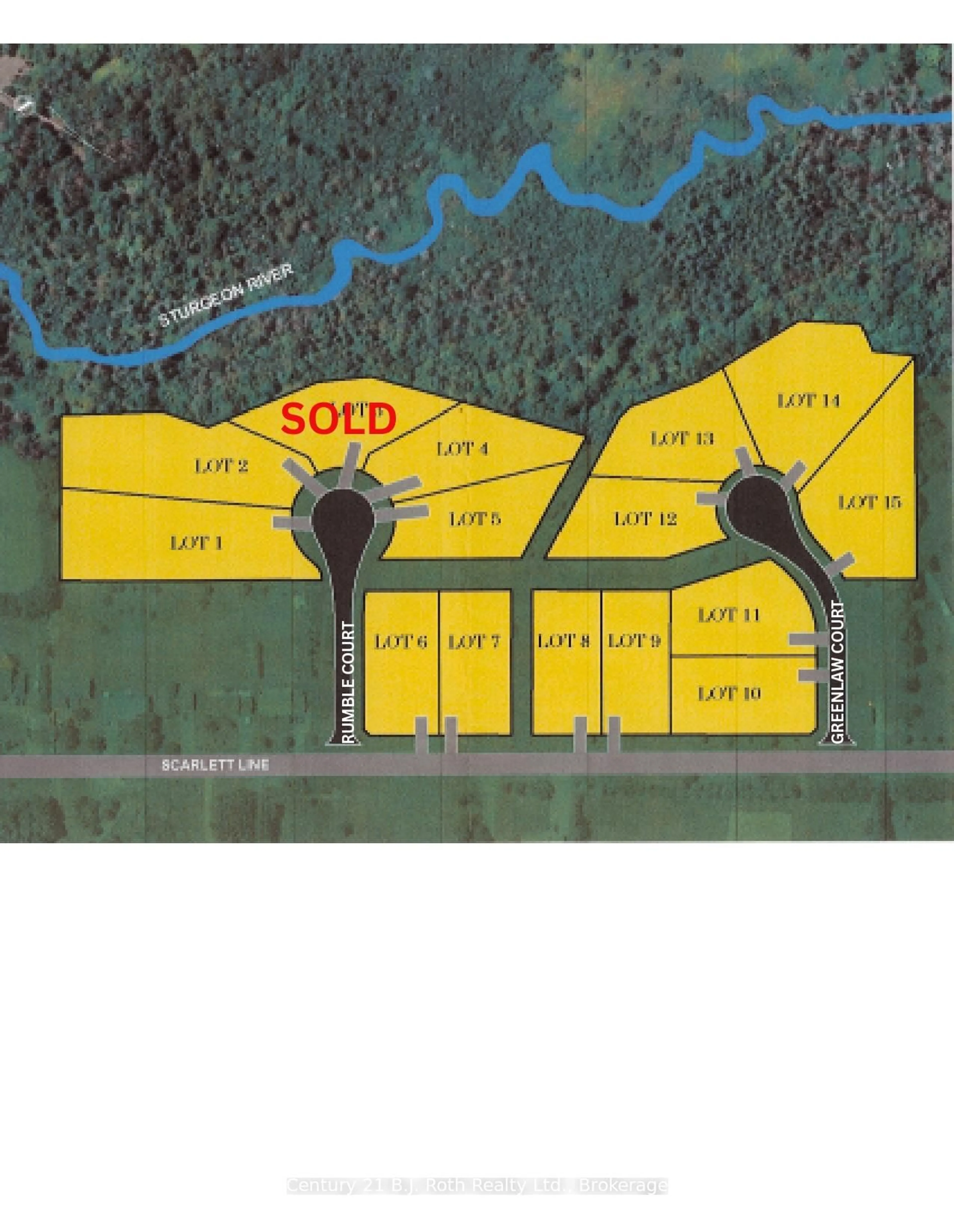 Picture of a map for 13 Greenlaw Court Crt, Springwater Ontario L0L 1V0