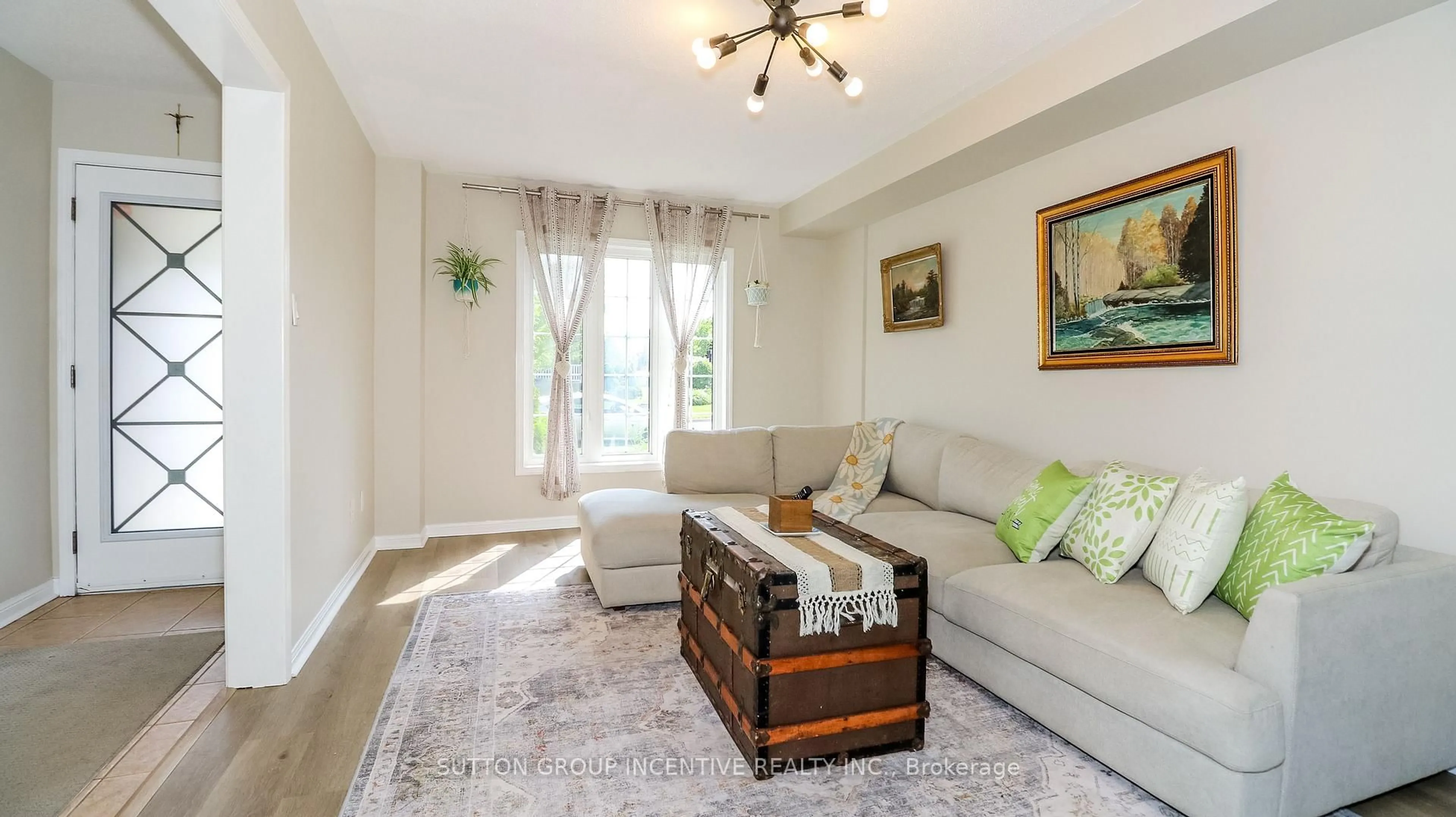 Living room with furniture, unknown for 54 Succession Cres, Barrie Ontario L4M 7G4