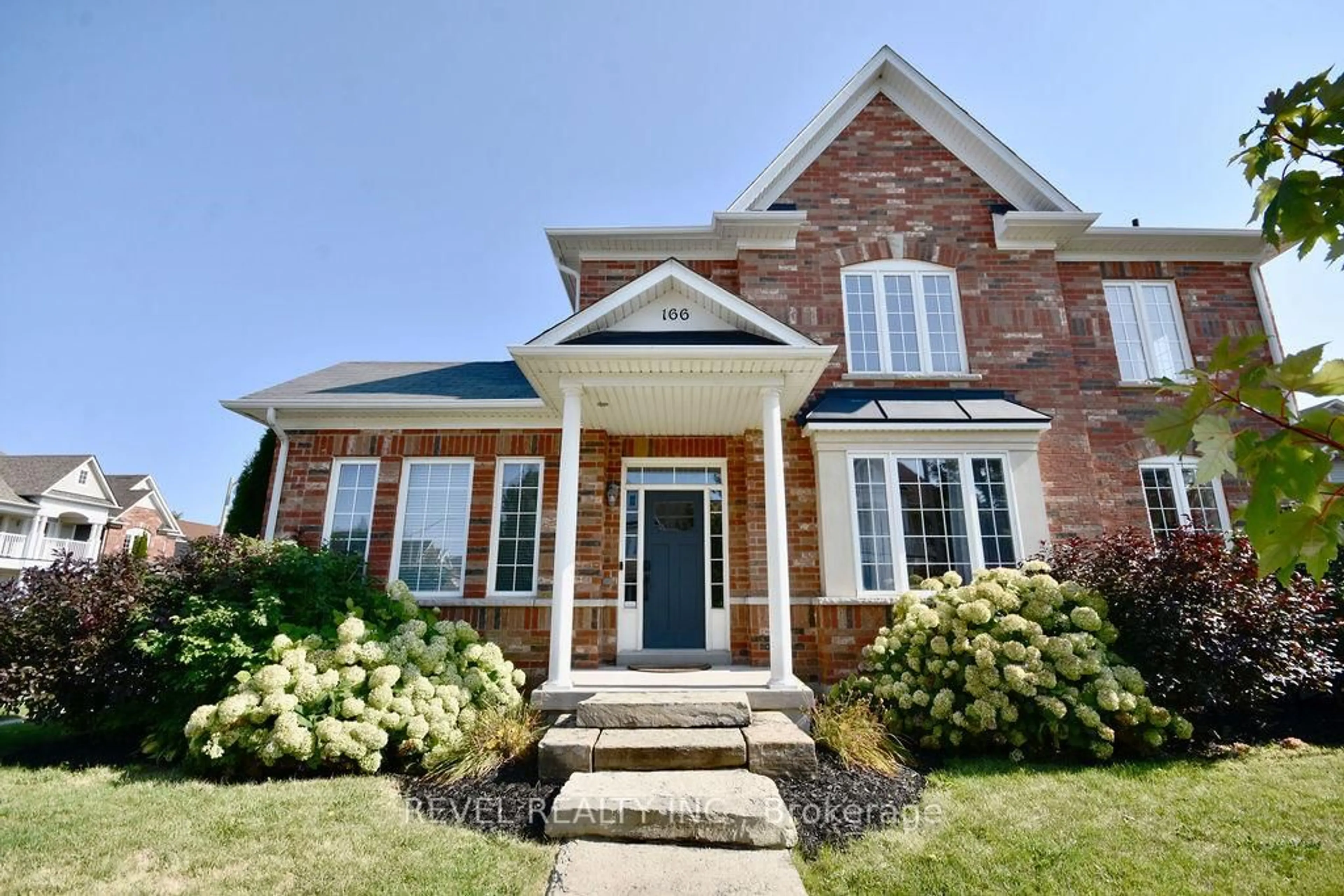Home with brick exterior material, street for 166 SUCCESSION Cres, Barrie Ontario L4M 7H4