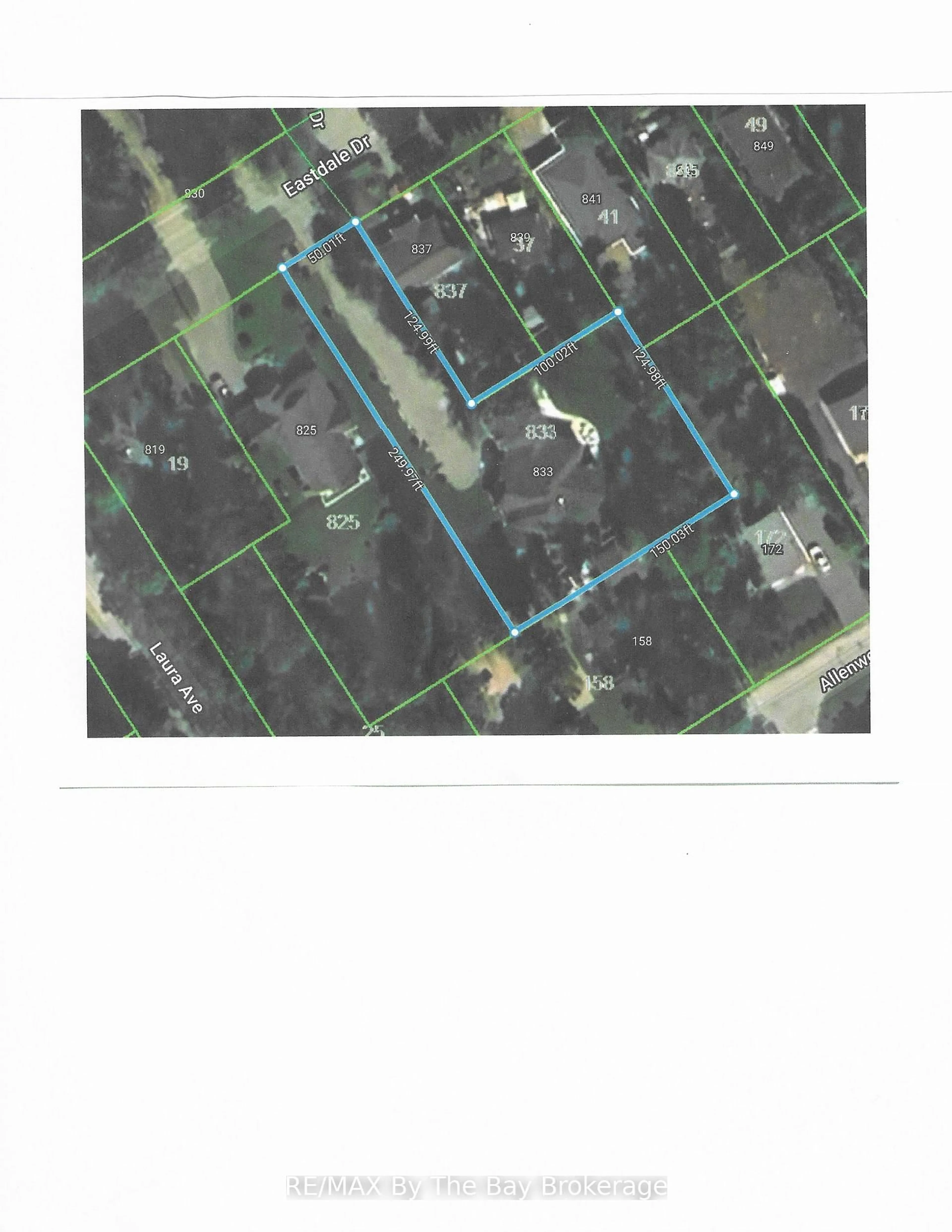 Picture of a map for 833 Eastdale Dr, Wasaga Beach Ontario L9Z 2R5