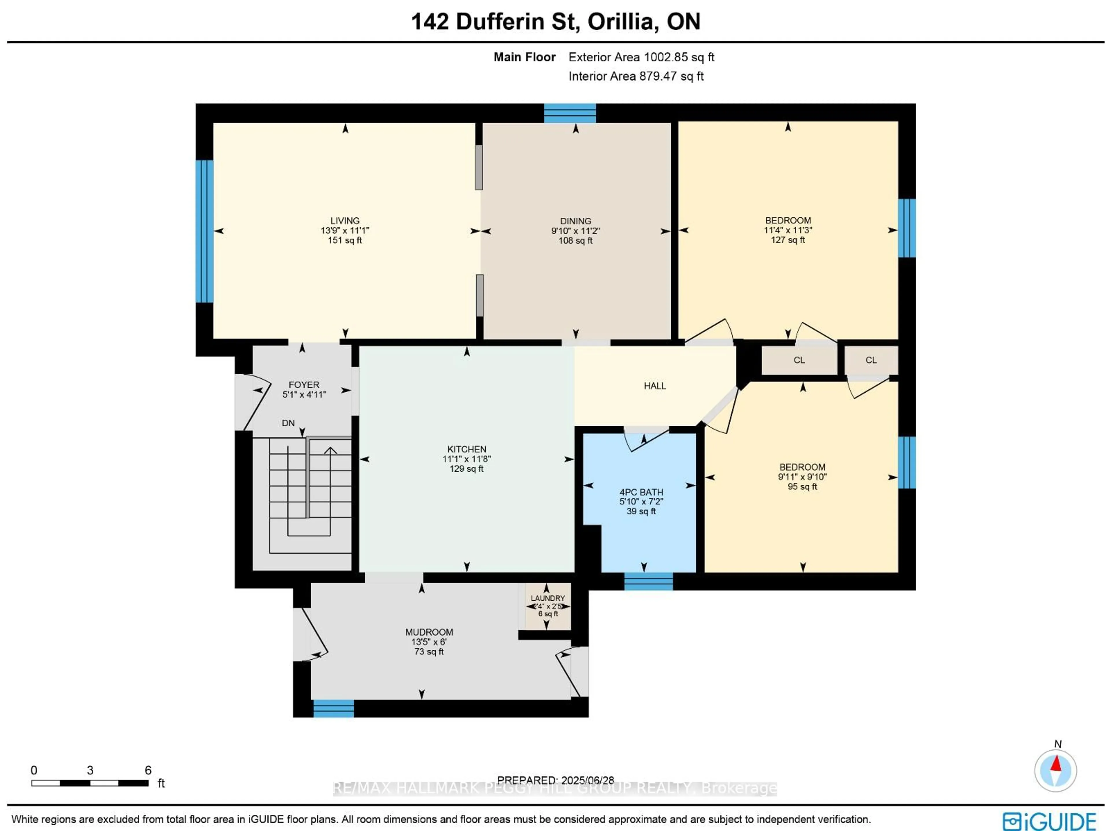 Floor plan for 142 Dufferin St, Orillia Ontario L3V 5T2