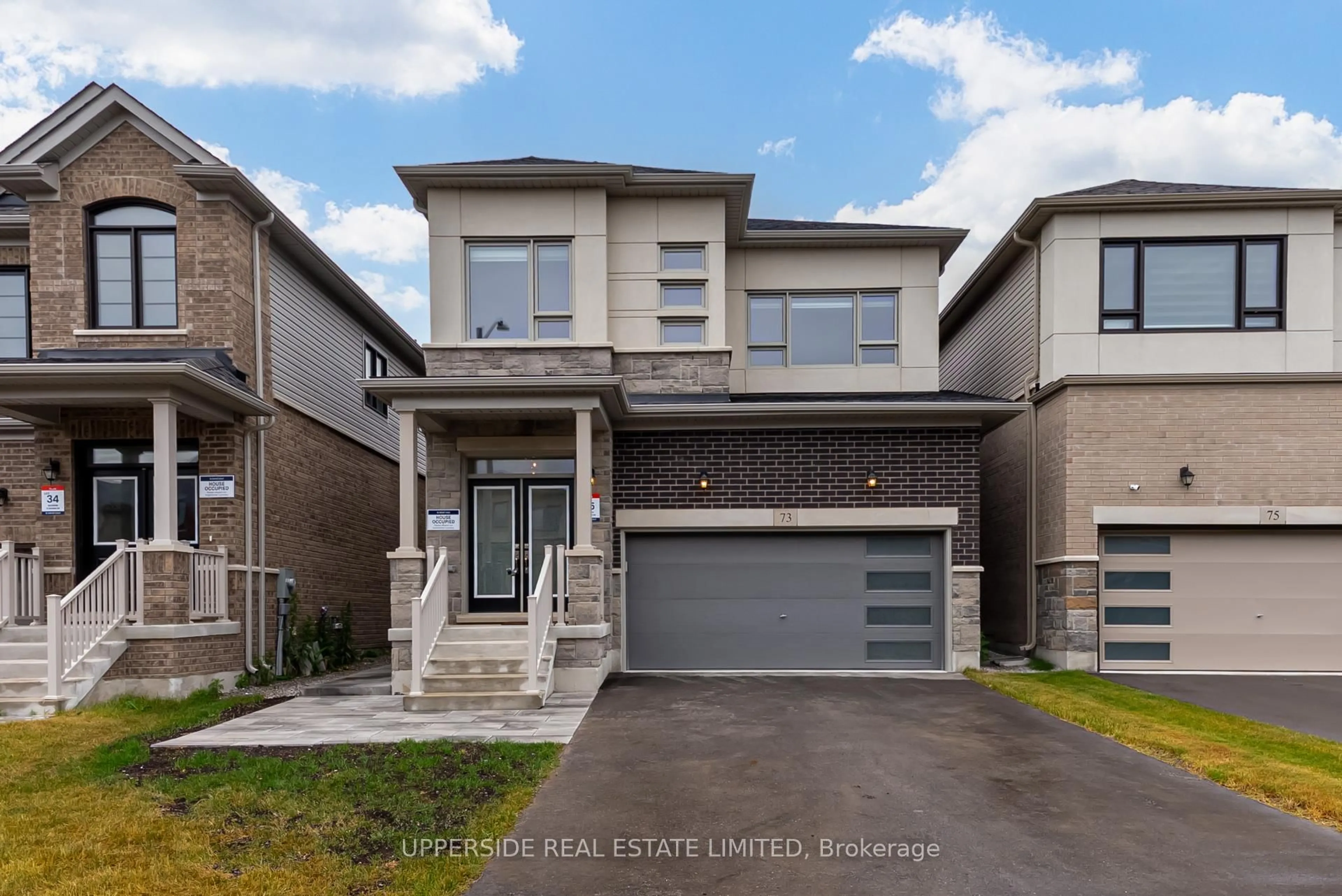 Home with brick exterior material, street for 73 Gemini Dr, Barrie Ontario L9J 0P8