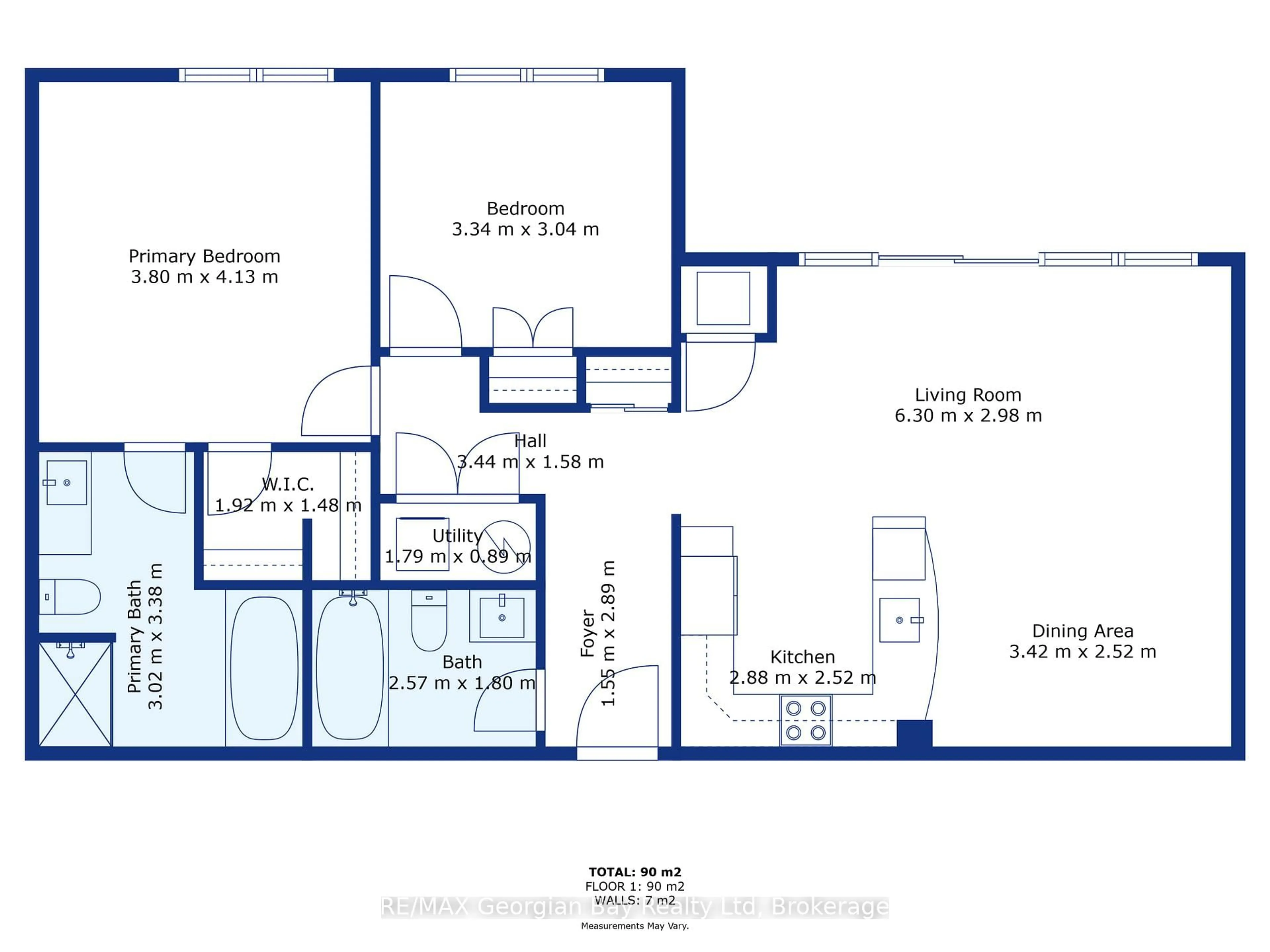 Floor plan for 699 ABERDEEN Blvd #509, Midland Ontario L4R 5P2