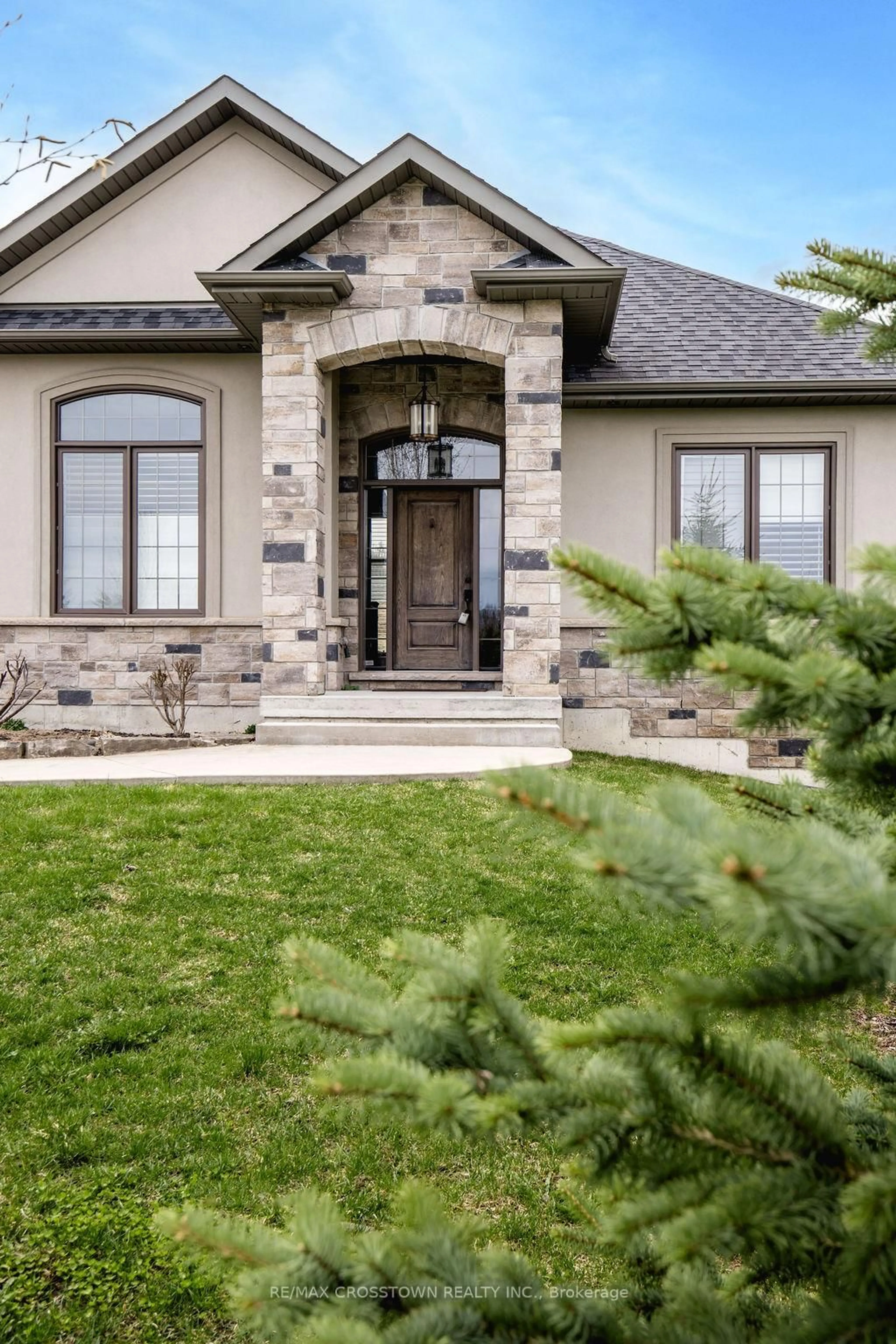 Home with brick exterior material, street for 25 MENNILL Dr, Springwater Ontario L0L 1Y3