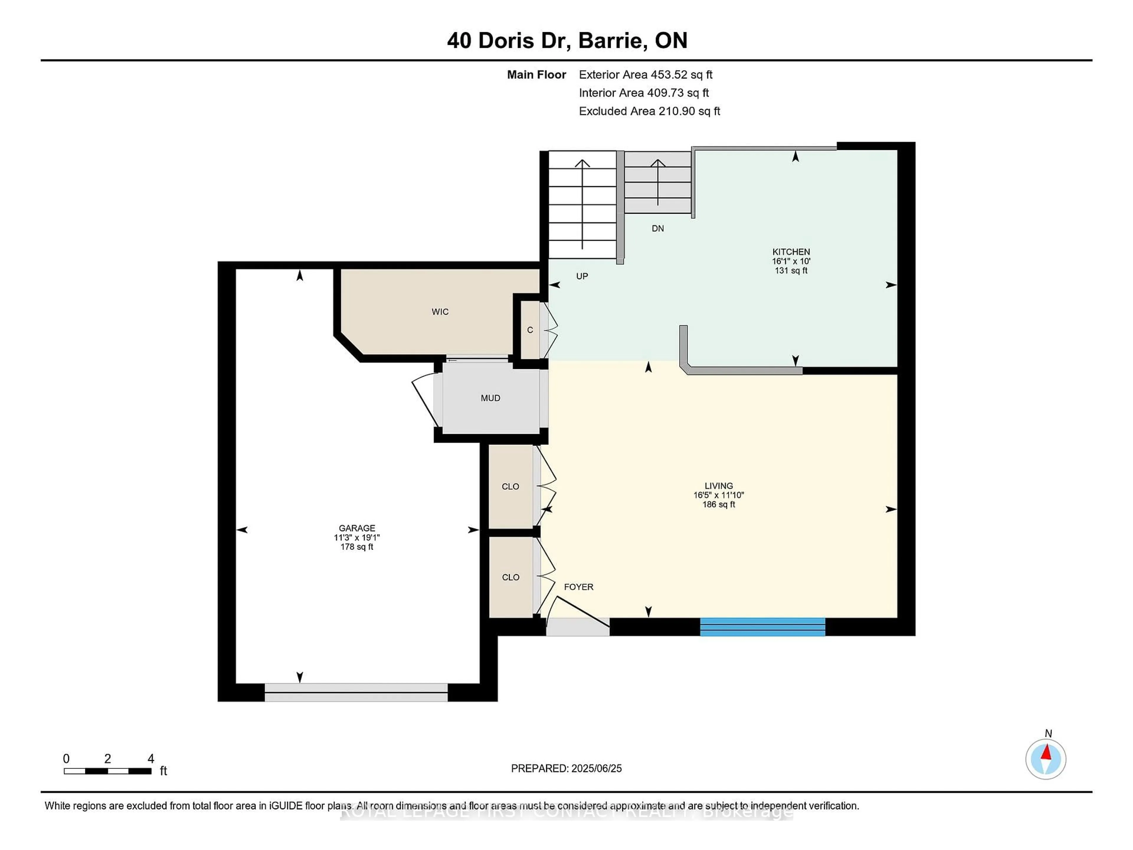 Floor plan for 40 Doris Dr, Barrie Ontario L4N 5L9