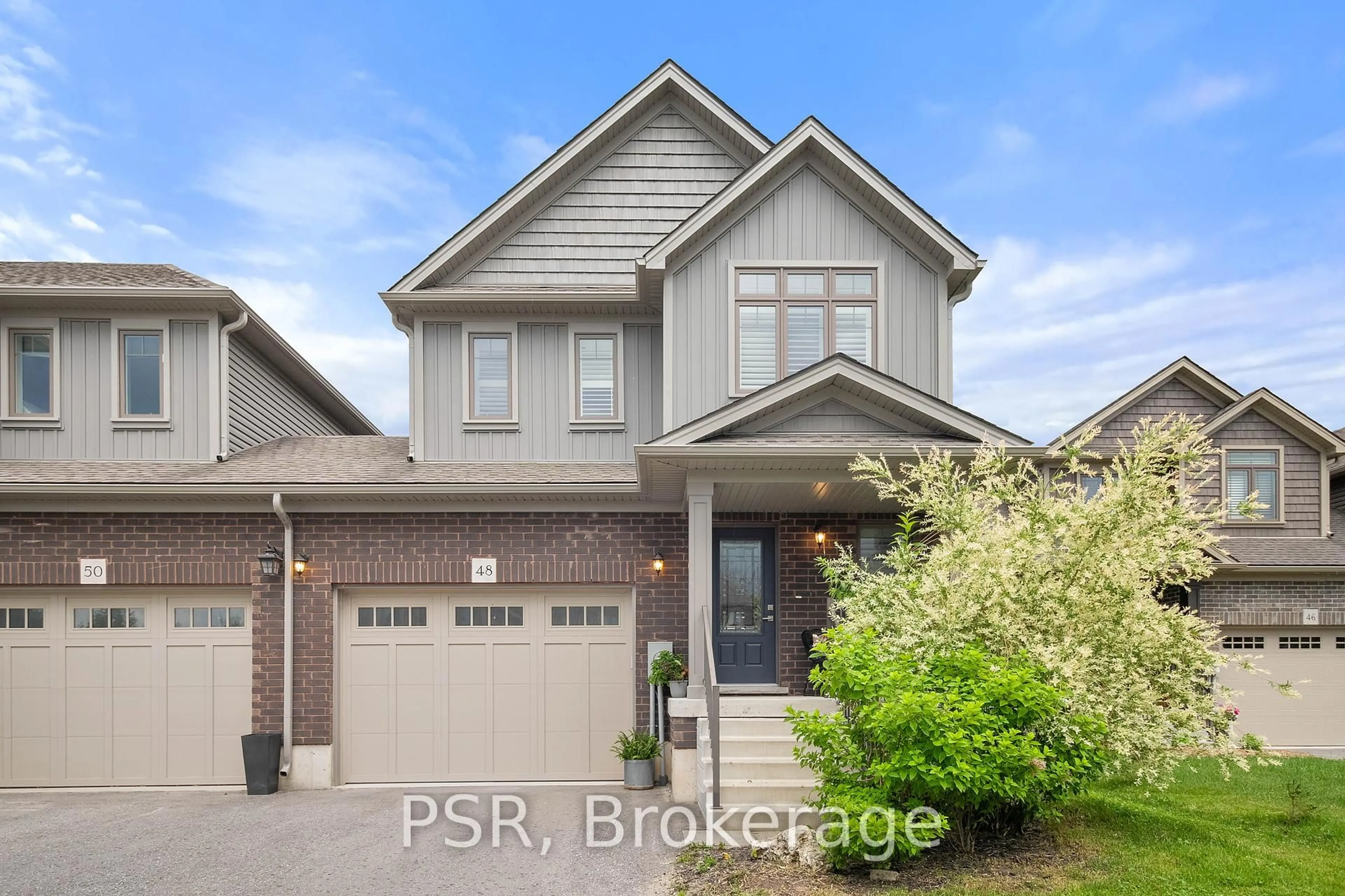 Home with brick exterior material, street for 48 George Zubek Dr, Collingwood Ontario L9Y 1M5