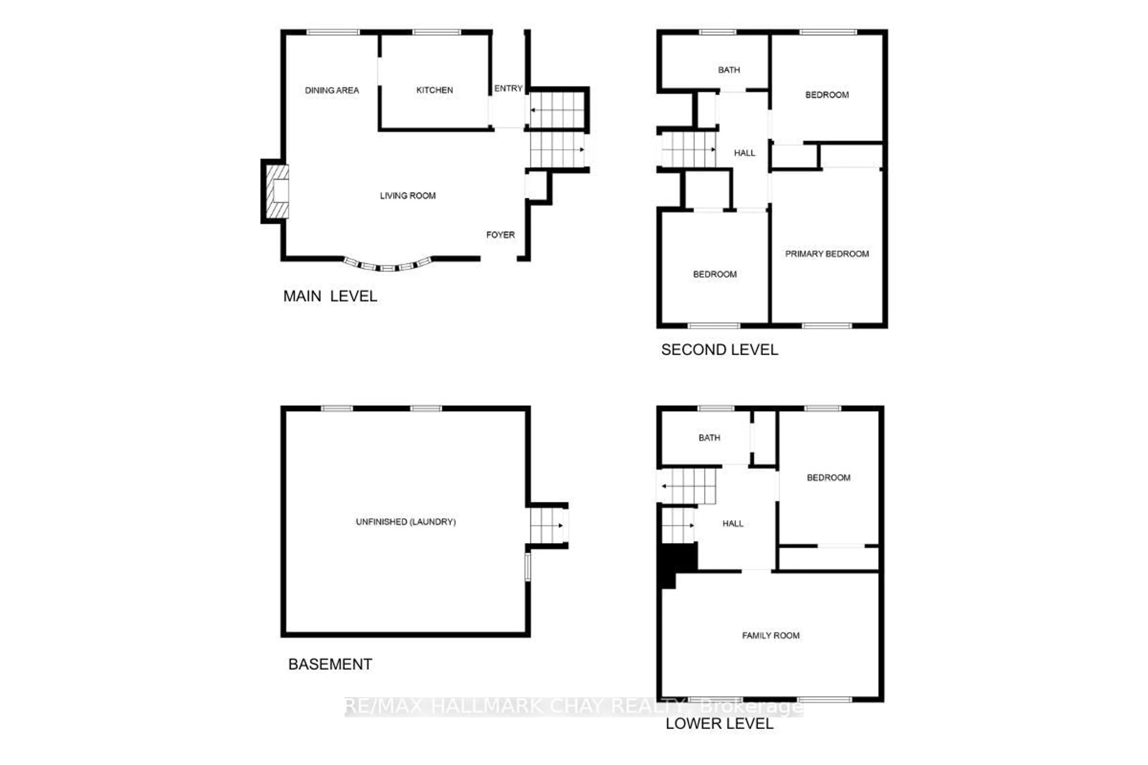 Floor plan for 122 Steel St, Barrie Ontario L4M 2G2