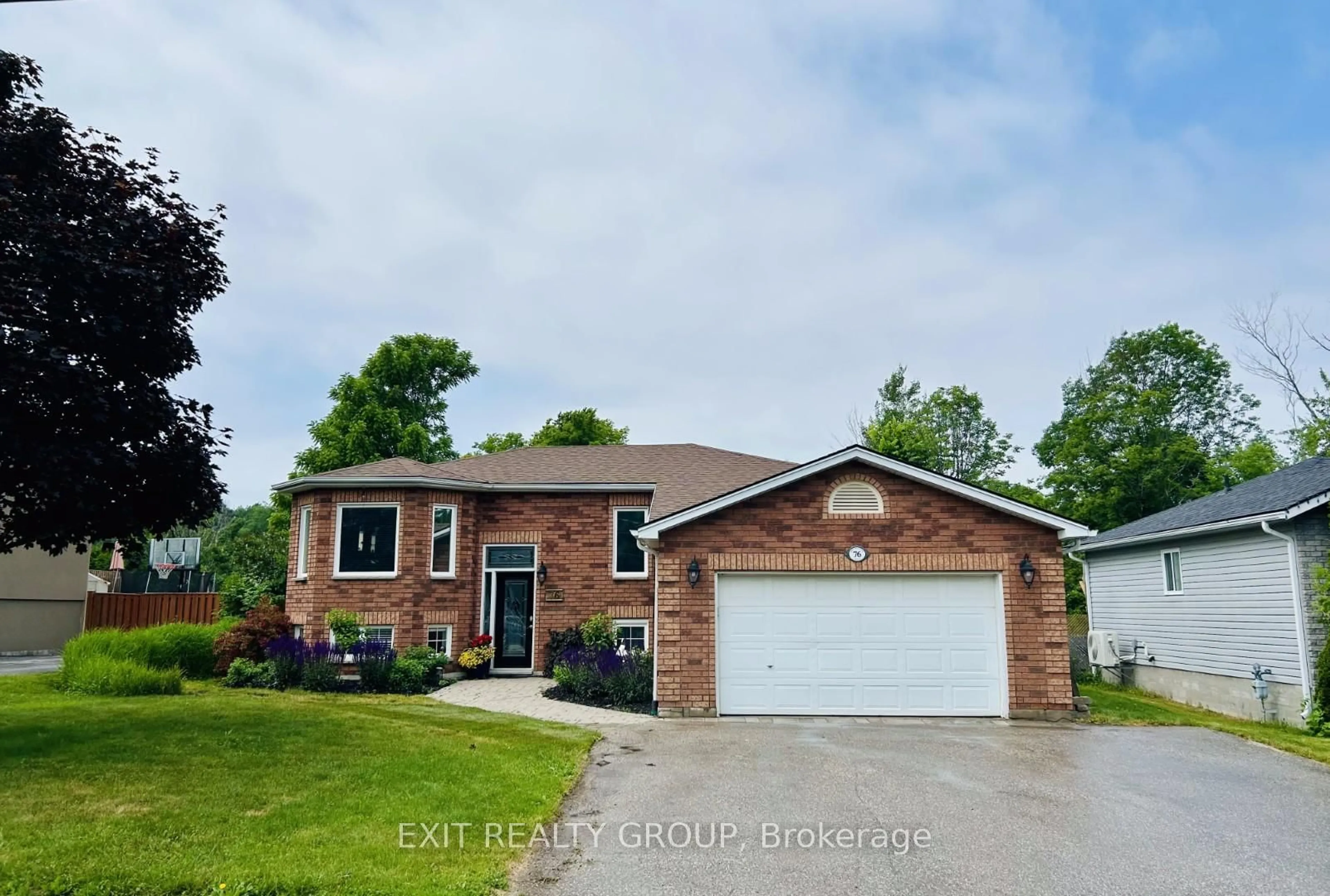 Home with brick exterior material, street for 76 John Dillingno St, Tay Ontario L0K 2A0