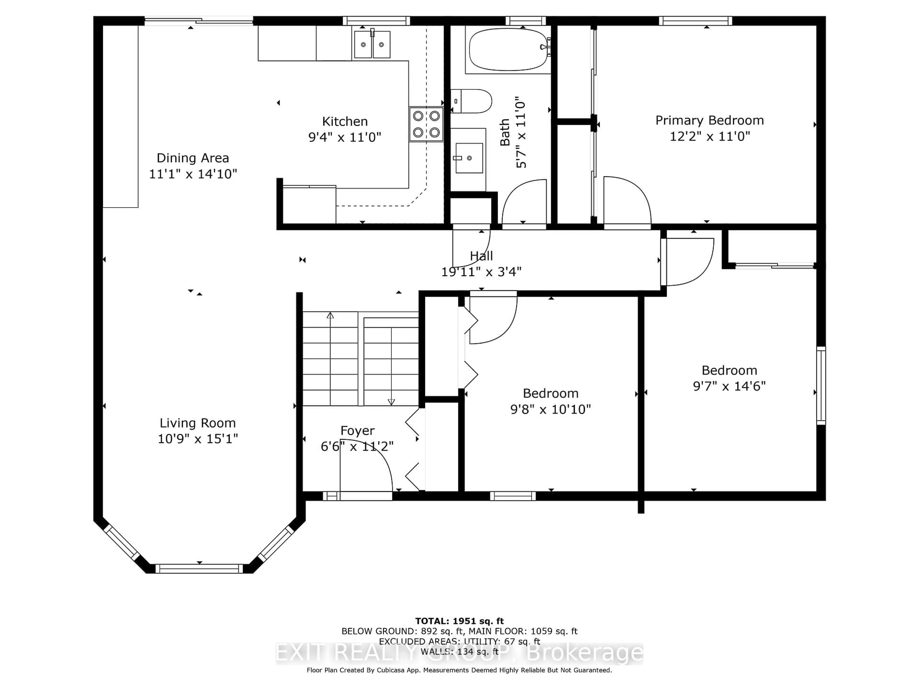Floor plan for 76 John Dillingno St, Tay Ontario L0K 2A0