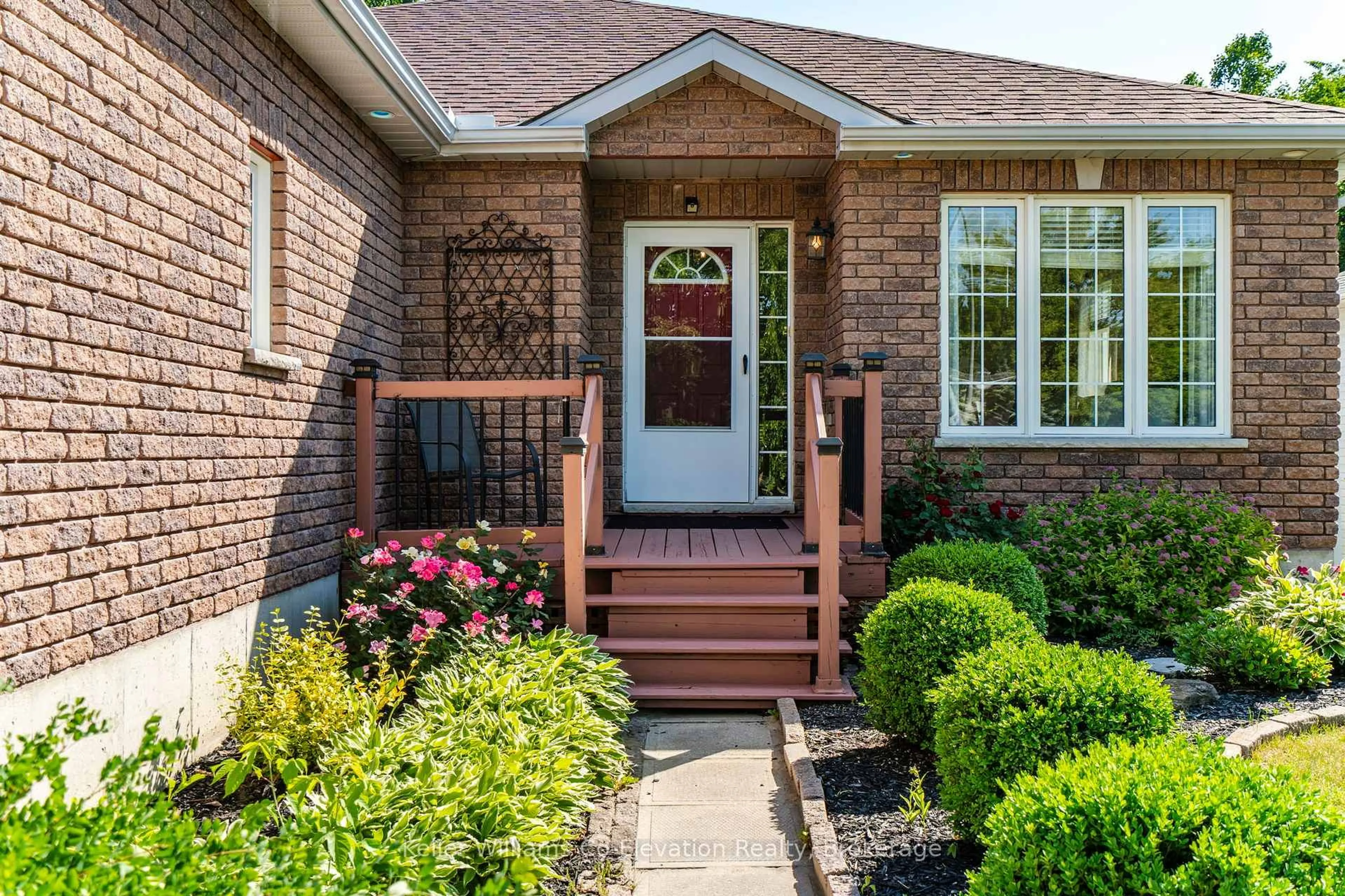Home with brick exterior material, street for 45 Georgia's Walk, Tay Ontario L0K 2A0