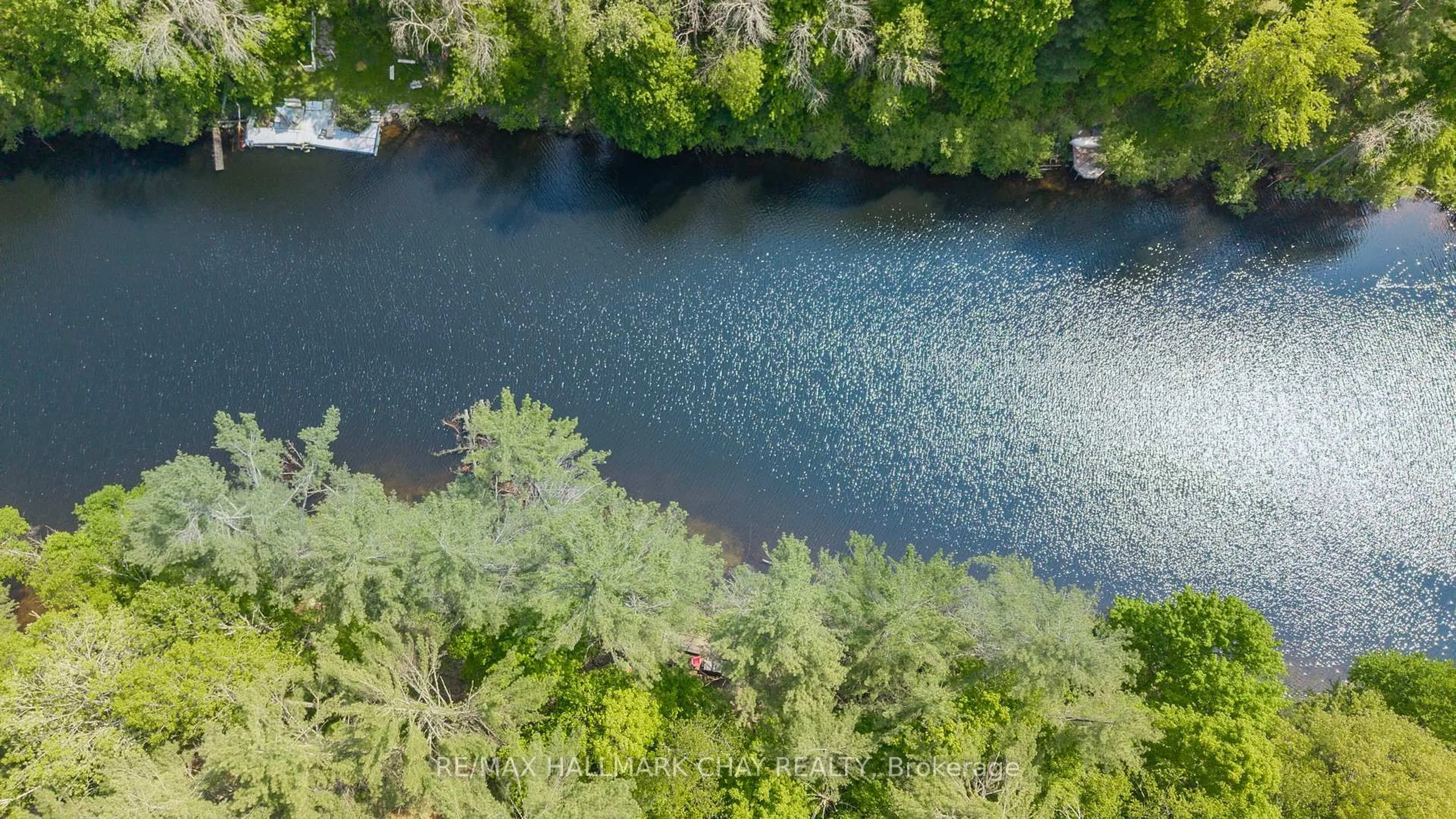 A pic from outside/outdoor area/front of a property/back of a property/a pic from drone, water/lake/river/ocean view for 4310 Canal Rd, Severn Ontario L0K 2B0