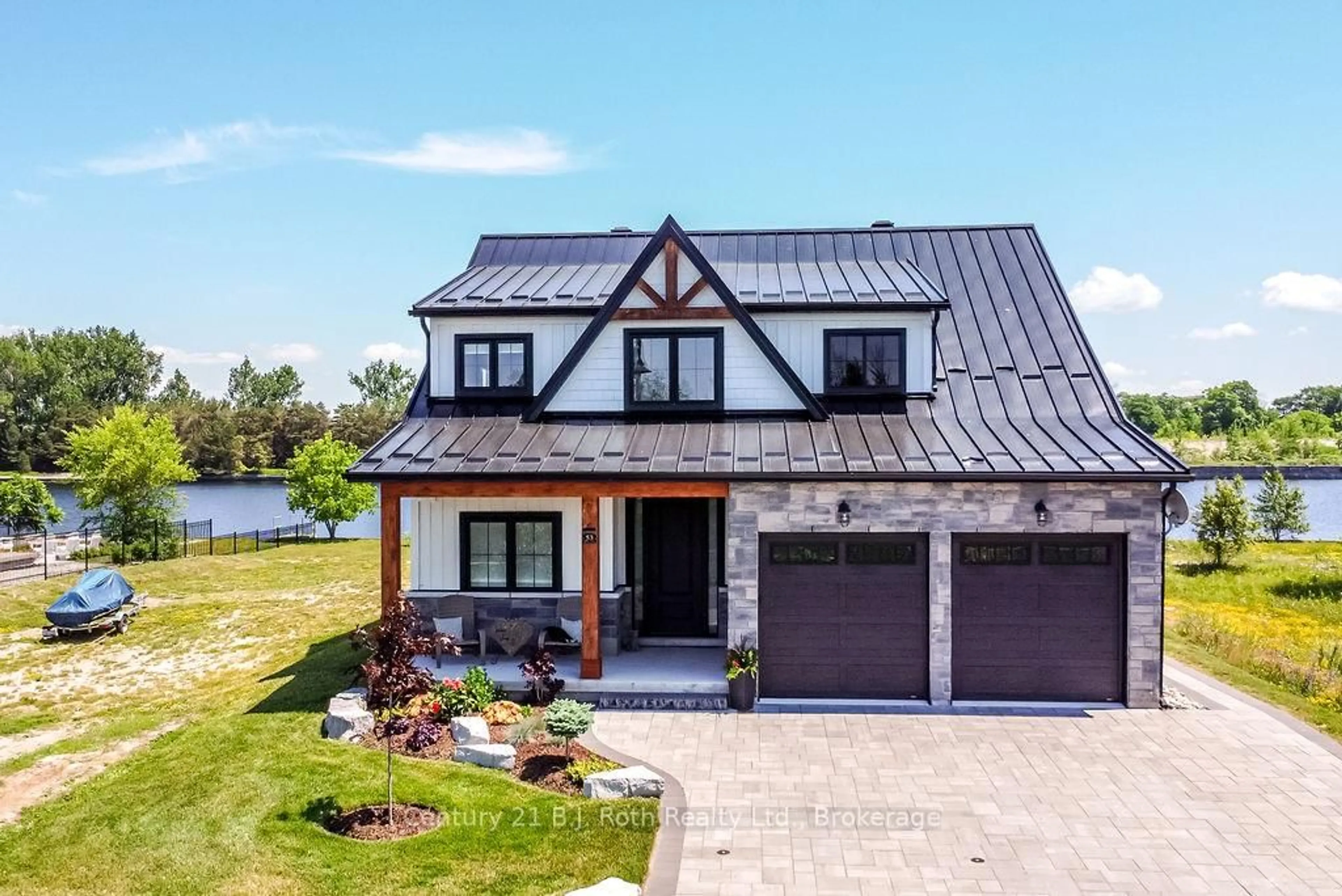 Home with brick exterior material, street for 53 Dock Lane #27, Tay Ontario L0K 1R0