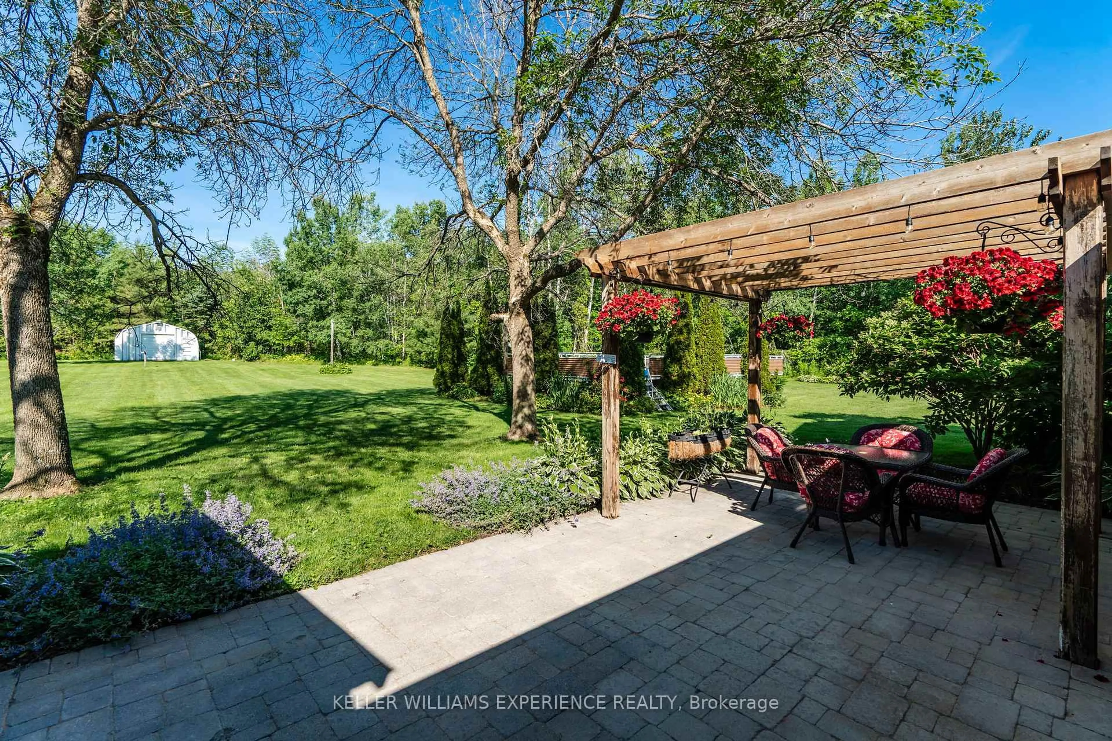 Patio, water/lake/river/ocean view for 8 Thatcher Pl, Oro-Medonte Ontario L0K 1E0