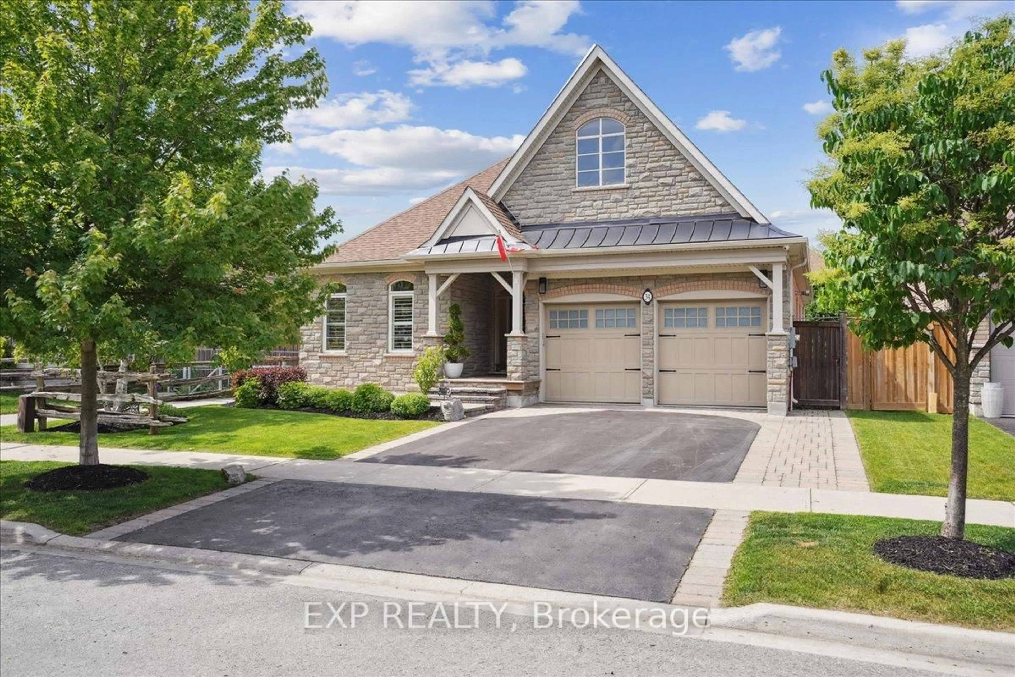 Home with brick exterior material, street for 34 Capps Dr, Barrie Ontario L4N 6M8