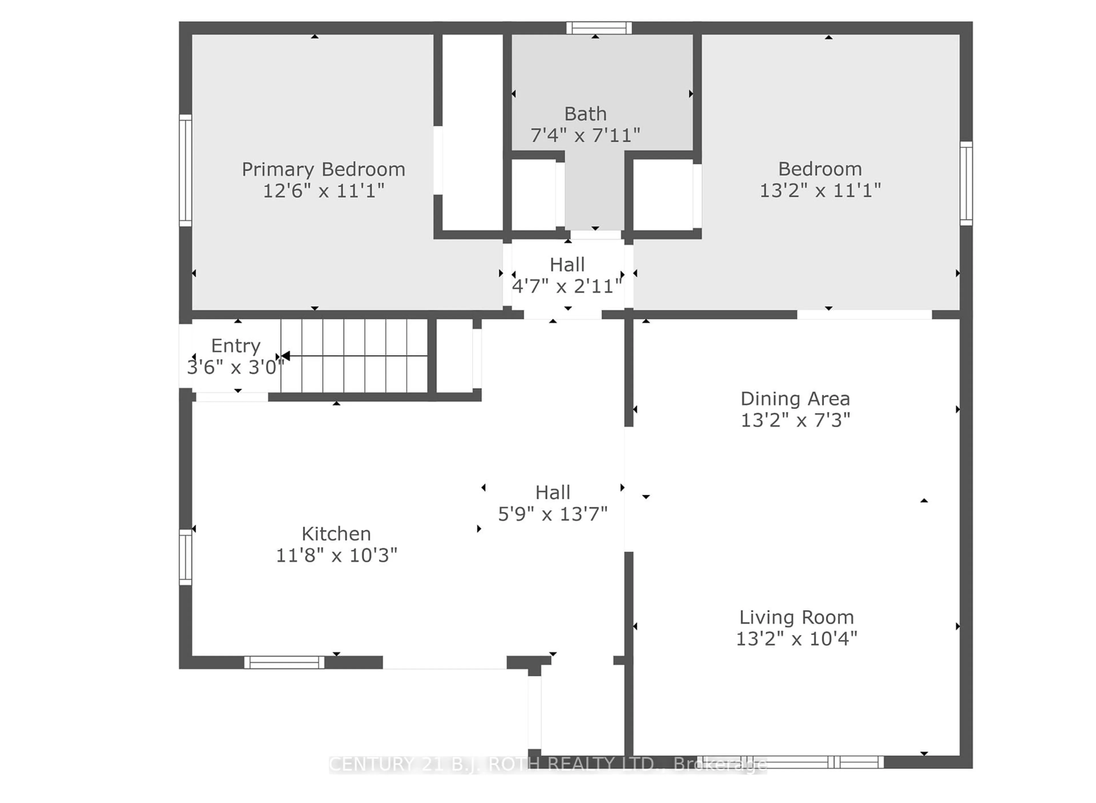 Floor plan for 307 LINWOOD Ave, Orillia Ontario L3V 2W8