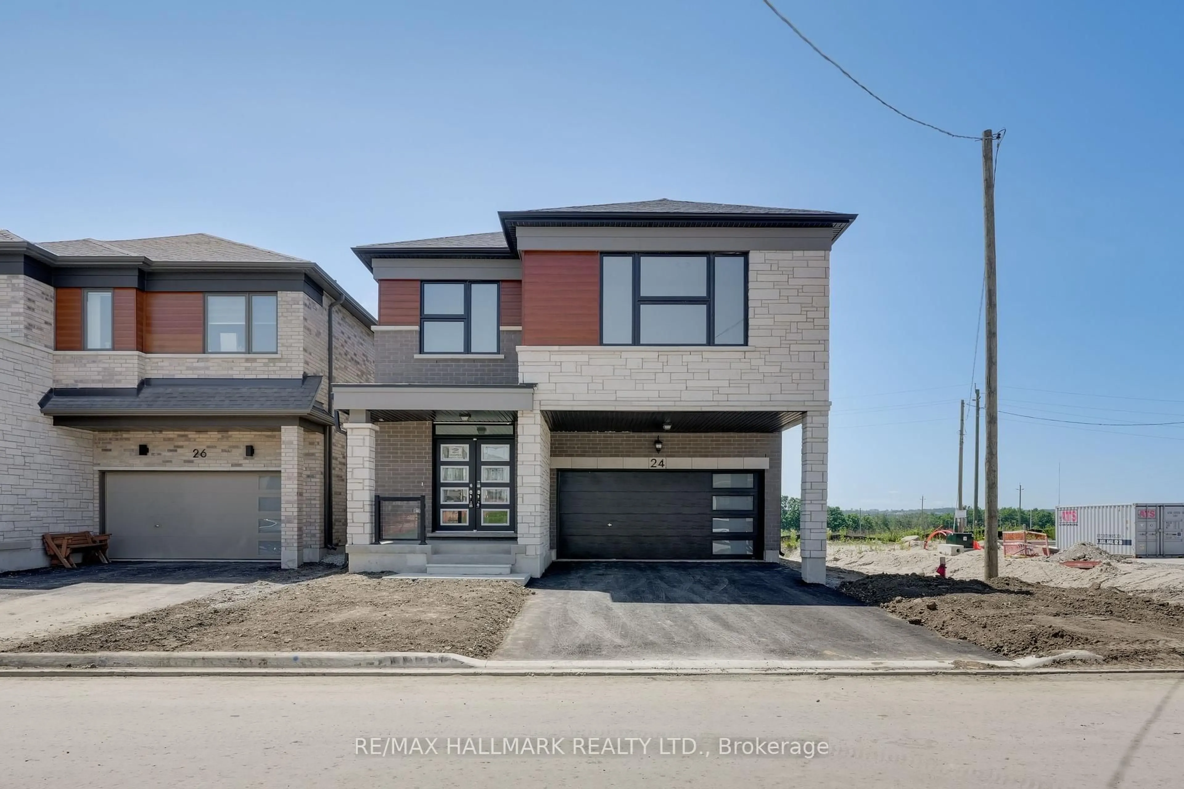Home with brick exterior material, street for 24 Yorkshire Dr, Barrie Ontario L9J 1A8