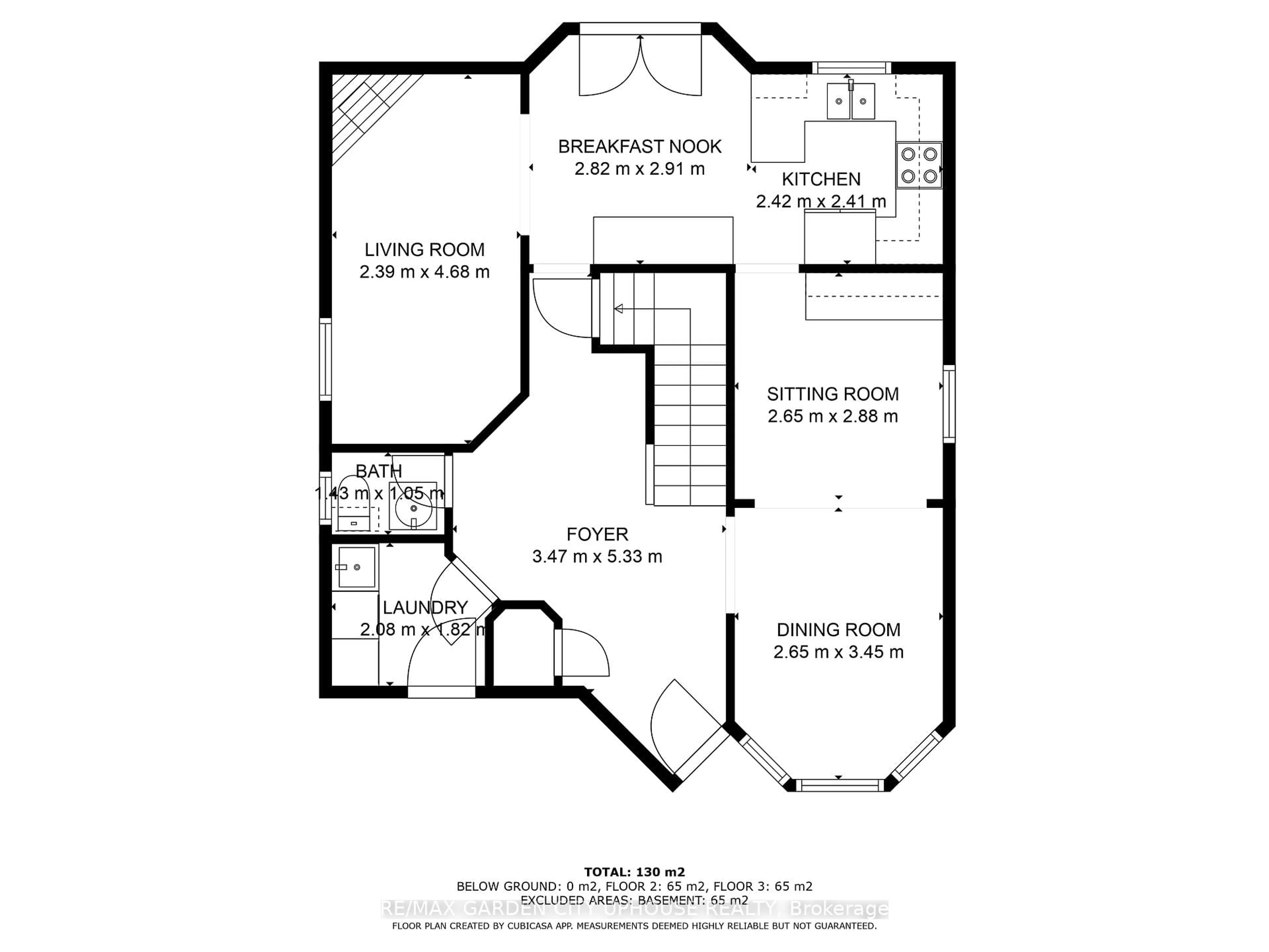 Floor plan for 22 Grace Cres, Barrie Ontario L4N 9S8