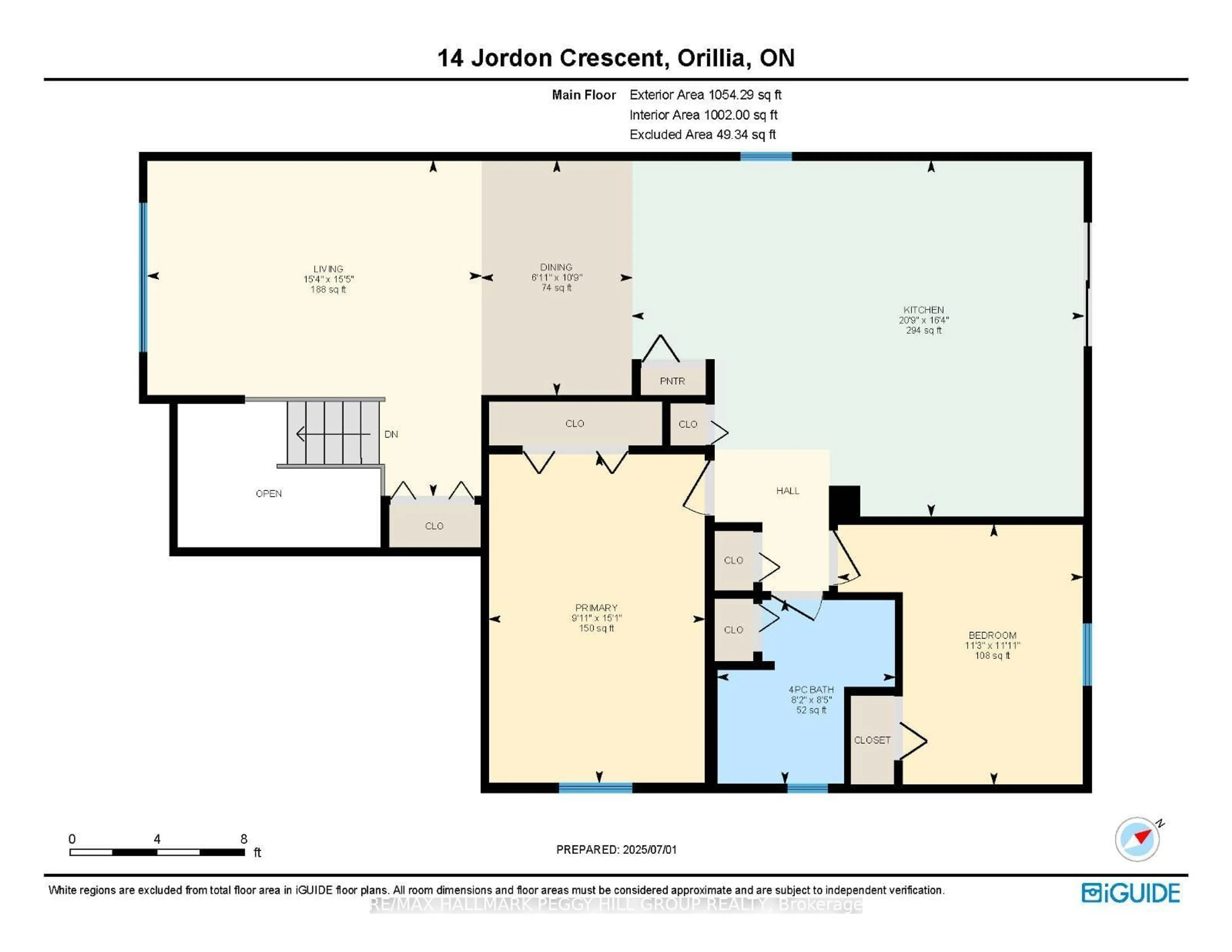 Floor plan for 14 Jordon Cres, Orillia Ontario L3V 8A9