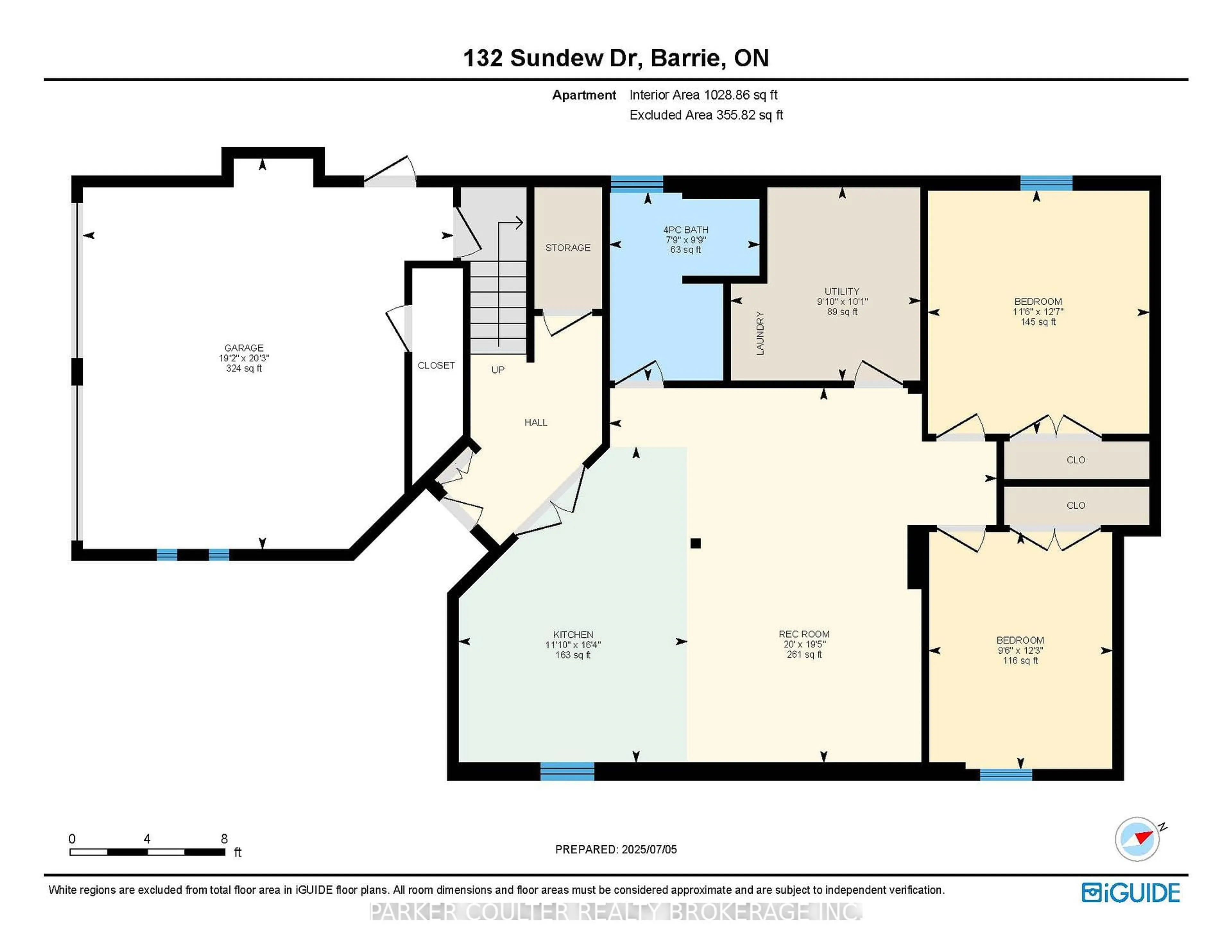 Floor plan for 142 Sundew Dr, Barrie Ontario L4N 9M7