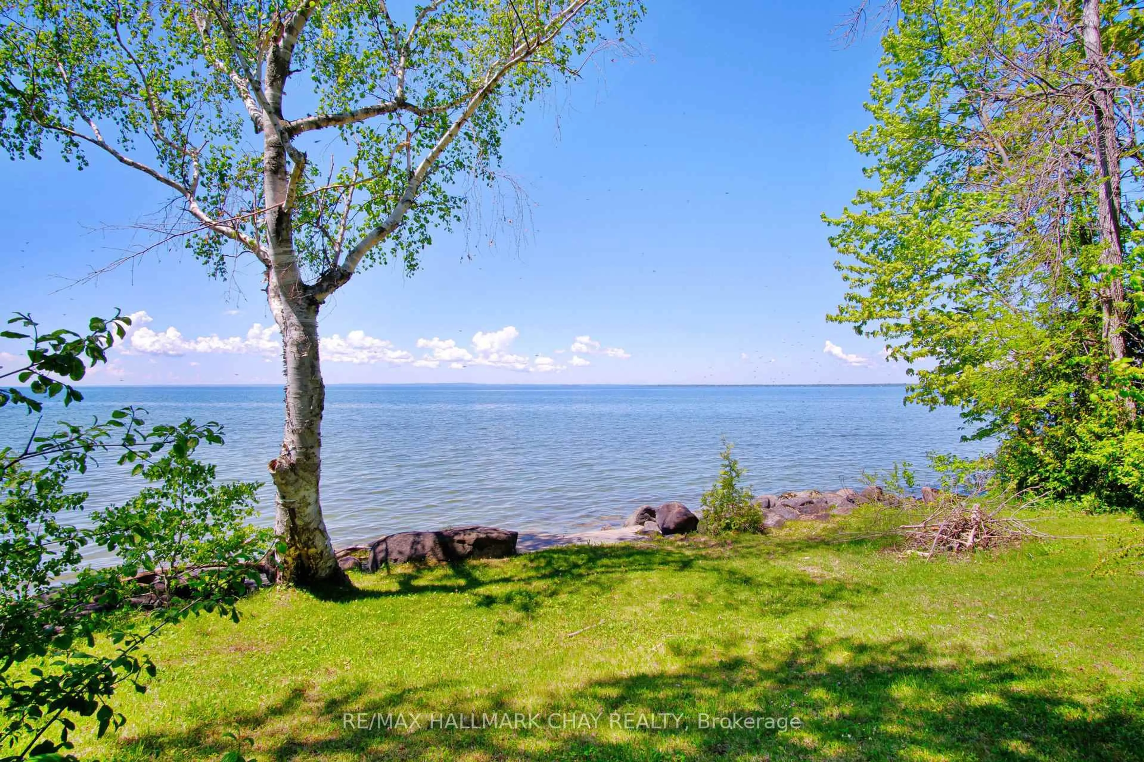 Patio, water/lake/river/ocean view for 2196 Lakeshore Dr, Ramara Ontario L0K 1B0