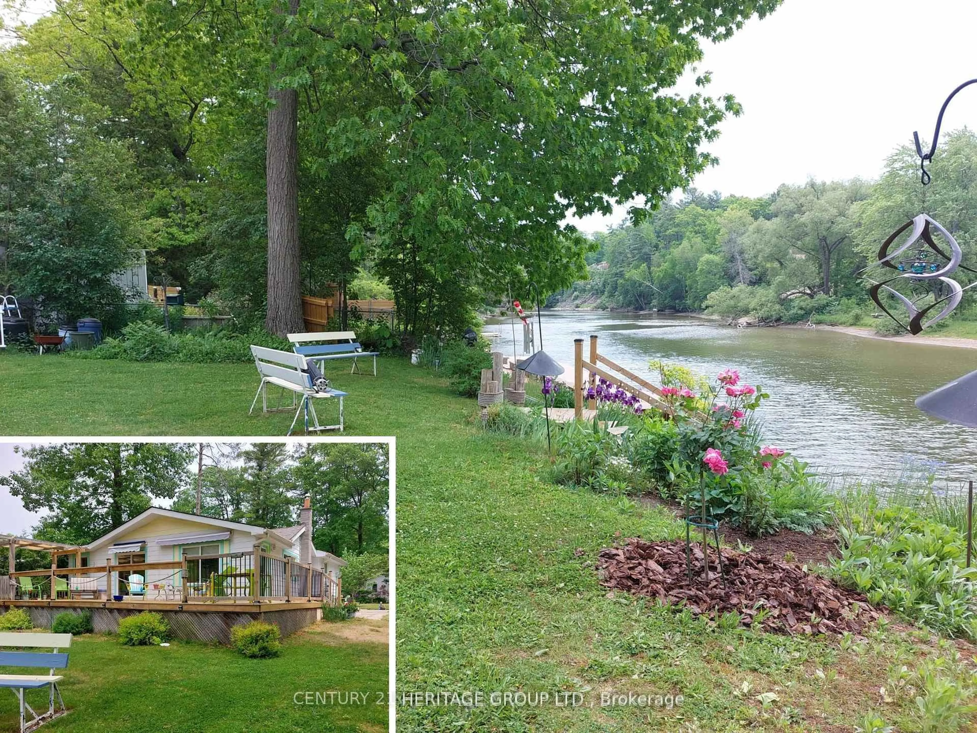A pic from outside/outdoor area/front of a property/back of a property/a pic from drone, water/lake/river/ocean view for 742 Oxbow Park Dr, Wasaga Beach Ontario L9Z 2V1