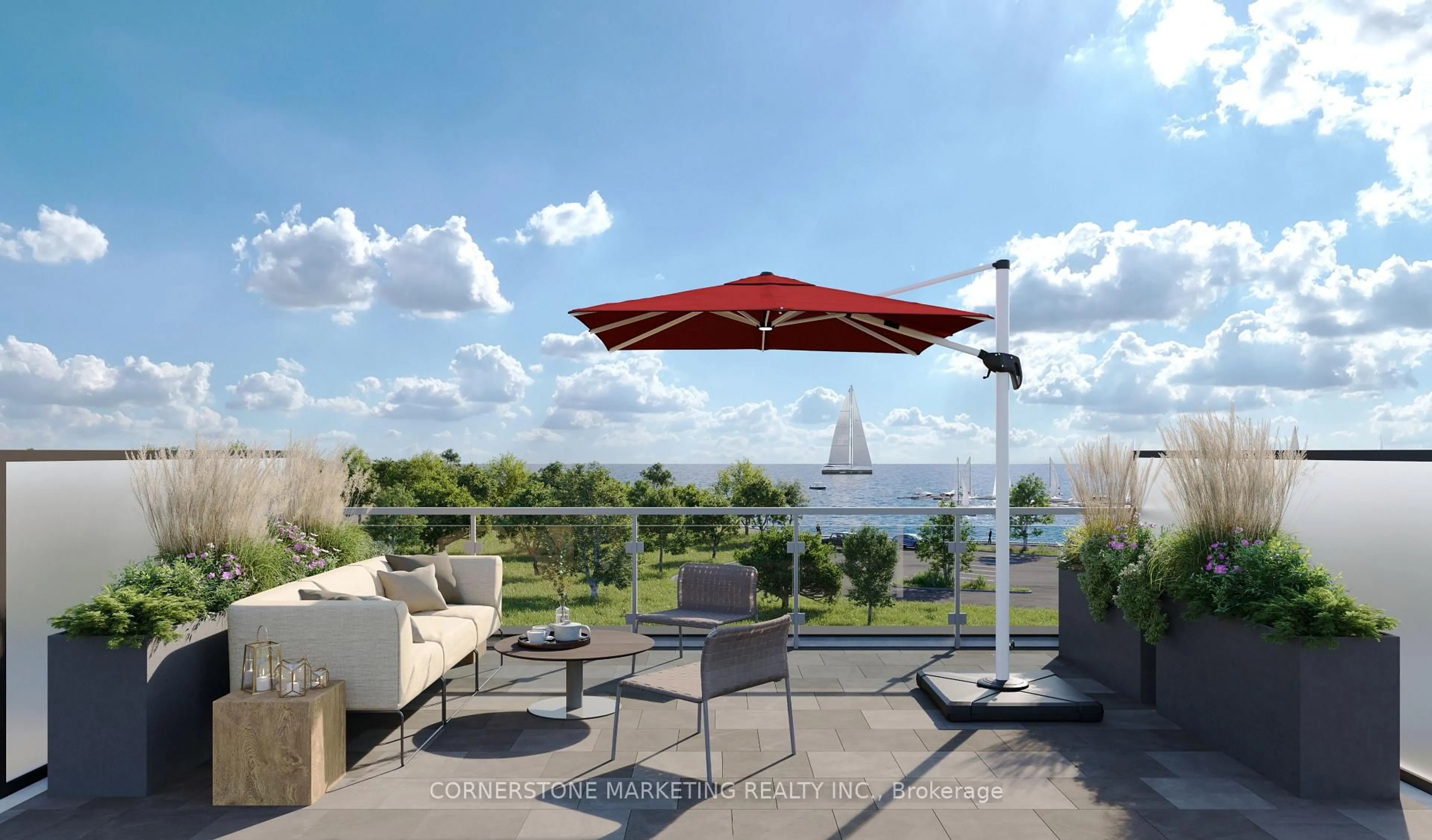 Patio, water/lake/river/ocean view for 94 Sunshine Lane, Orillia Ontario L3V 7L8