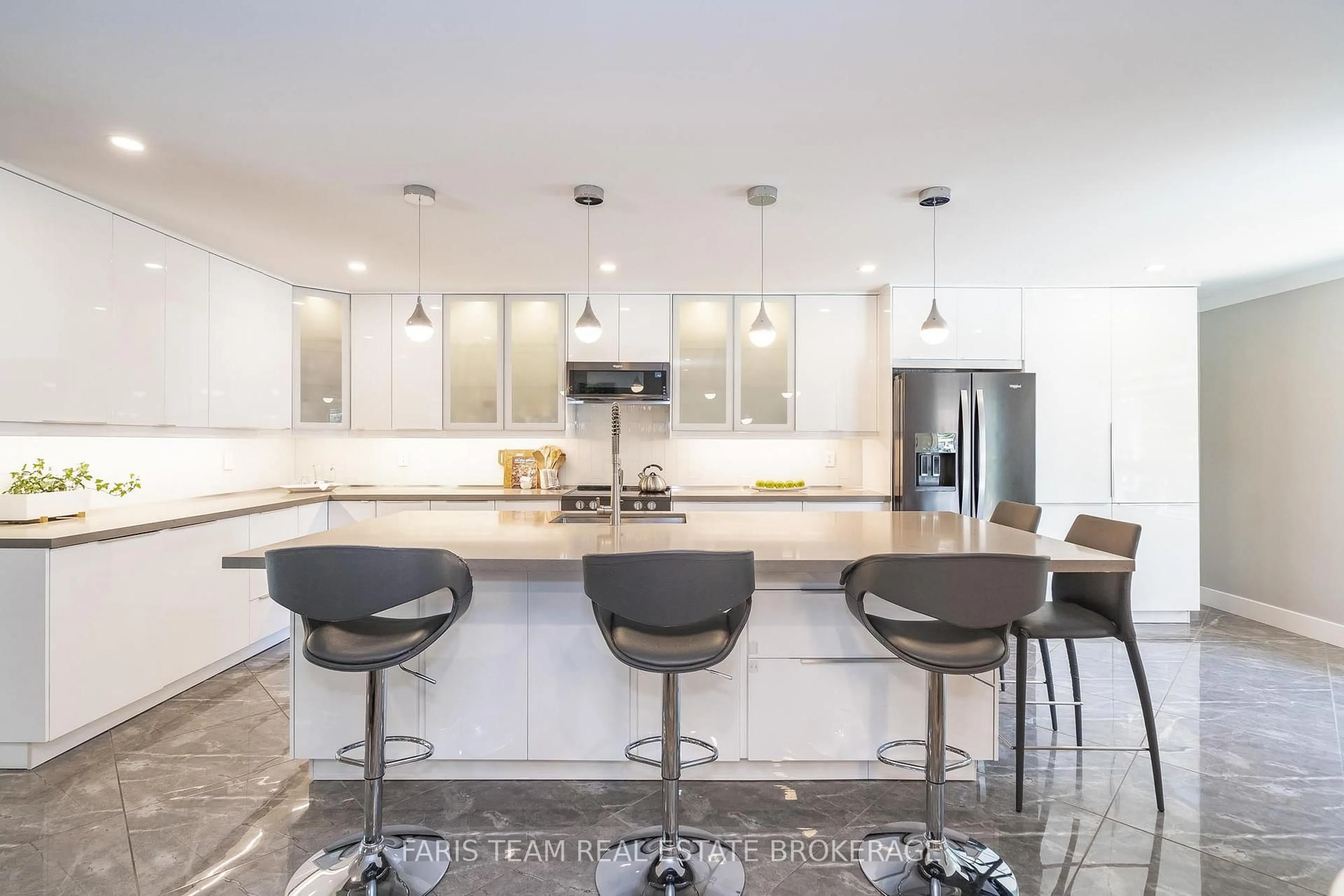 Contemporary kitchen, ceramic/tile floor for 64 Royal Beech Dr, Wasaga Beach Ontario L9Z 1H3