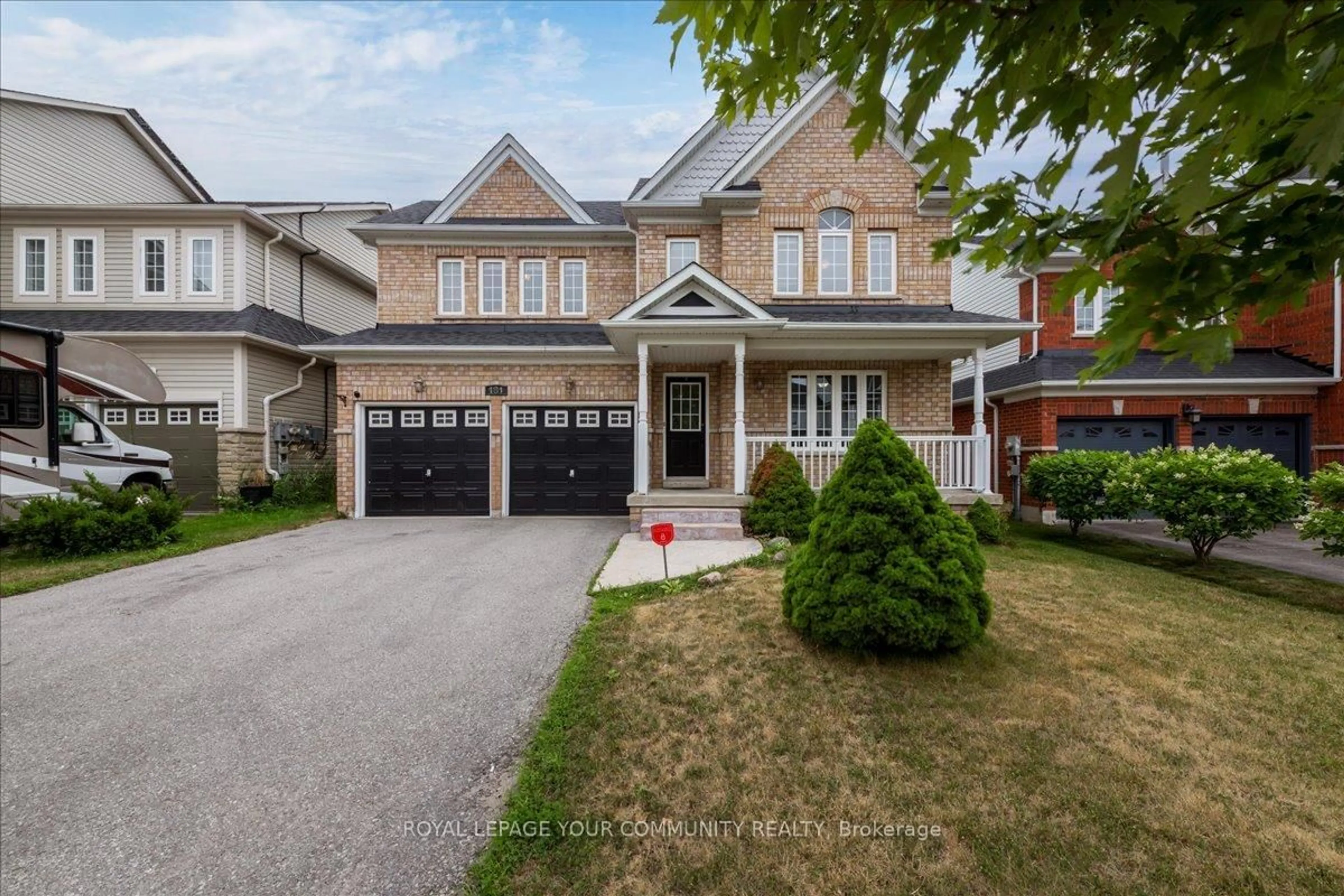 Home with brick exterior material, street for 181 Succession Cres, Barrie Ontario L4M 7H5
