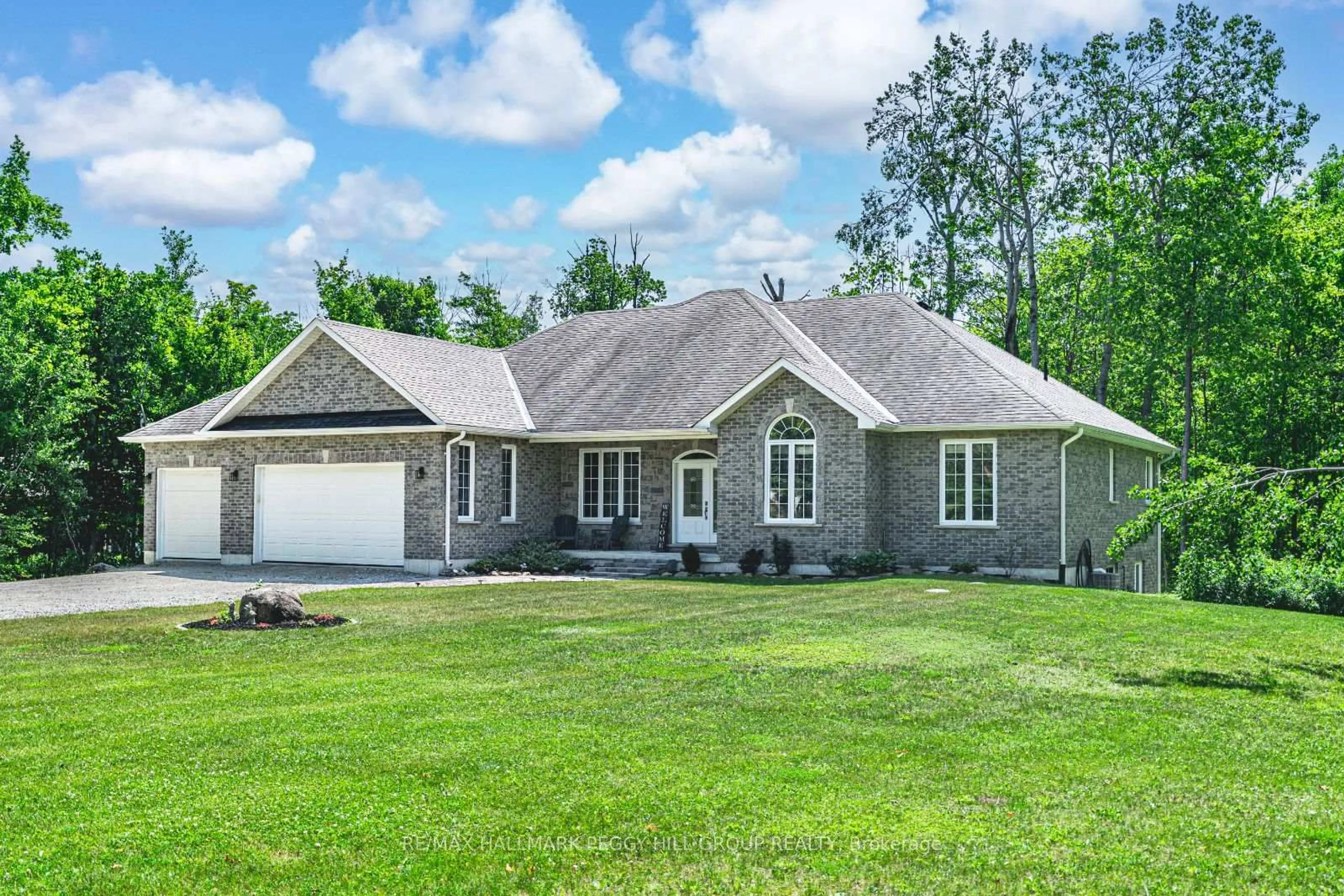 Home with vinyl exterior material, street for 33 Springhome Rd, Oro-Medonte Ontario L0L 1T0
