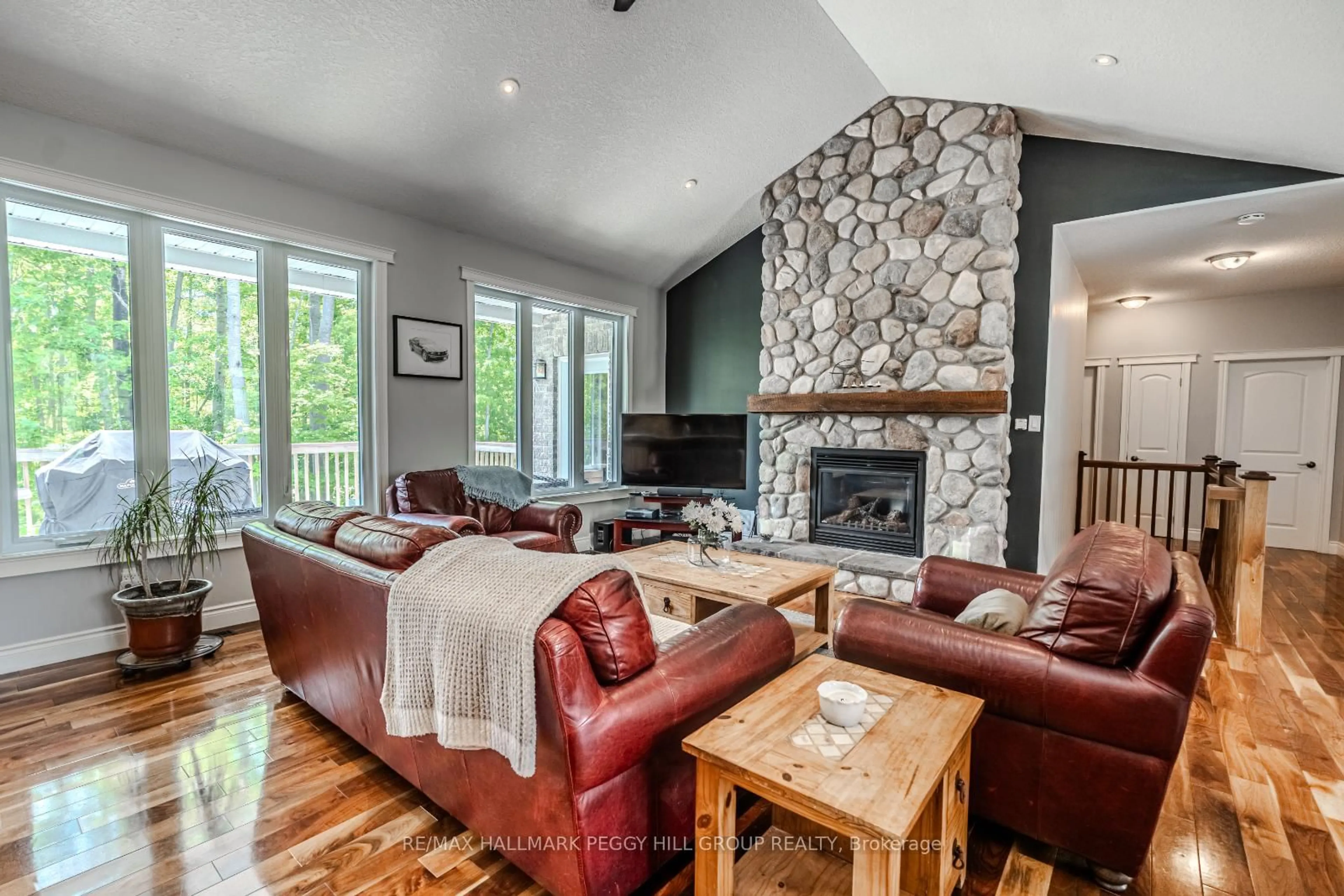 Living room with furniture, unknown for 33 Springhome Rd, Oro-Medonte Ontario L0L 1T0