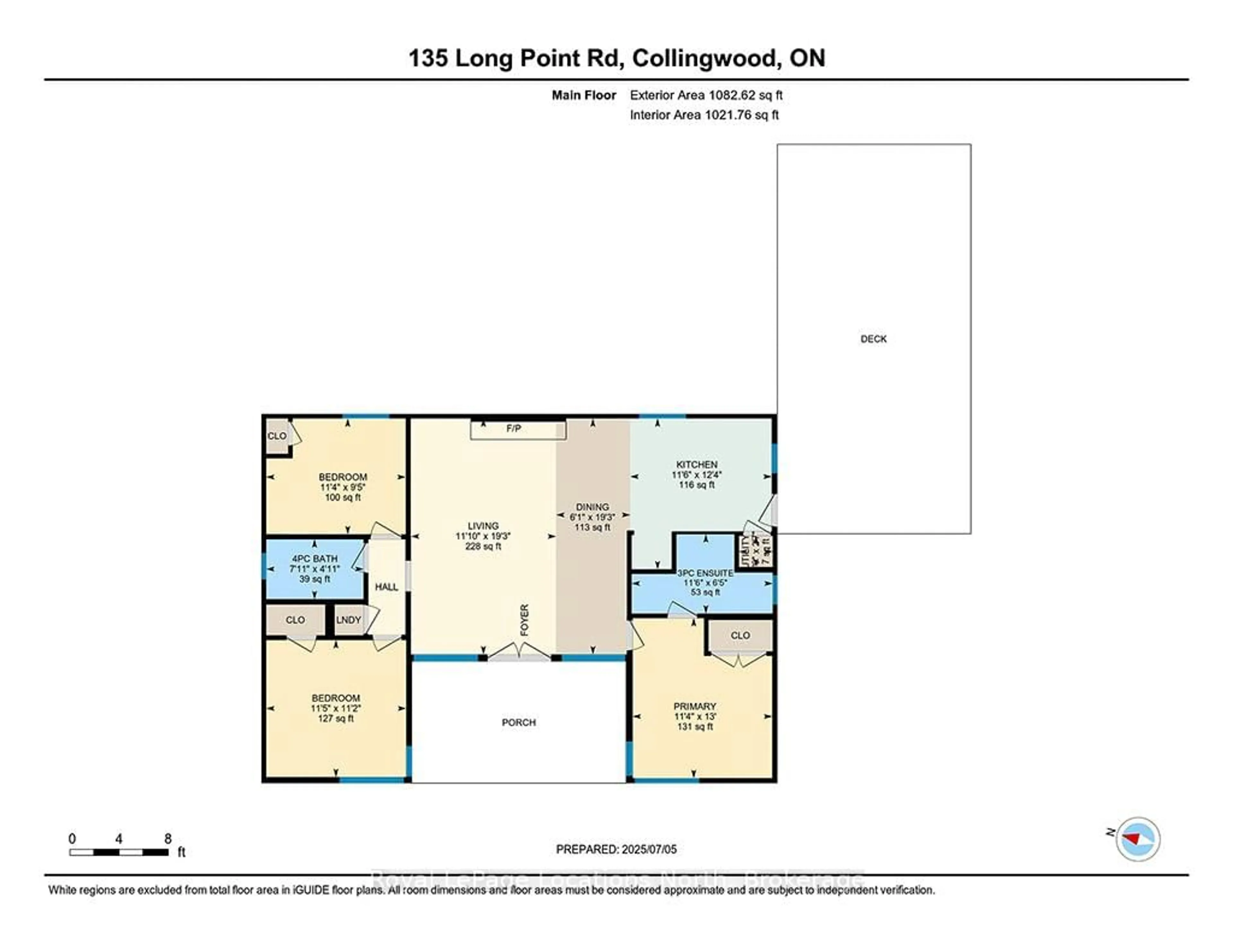 Floor plan for 135 Longpoint Rd, Collingwood Ontario L9Y 0T9