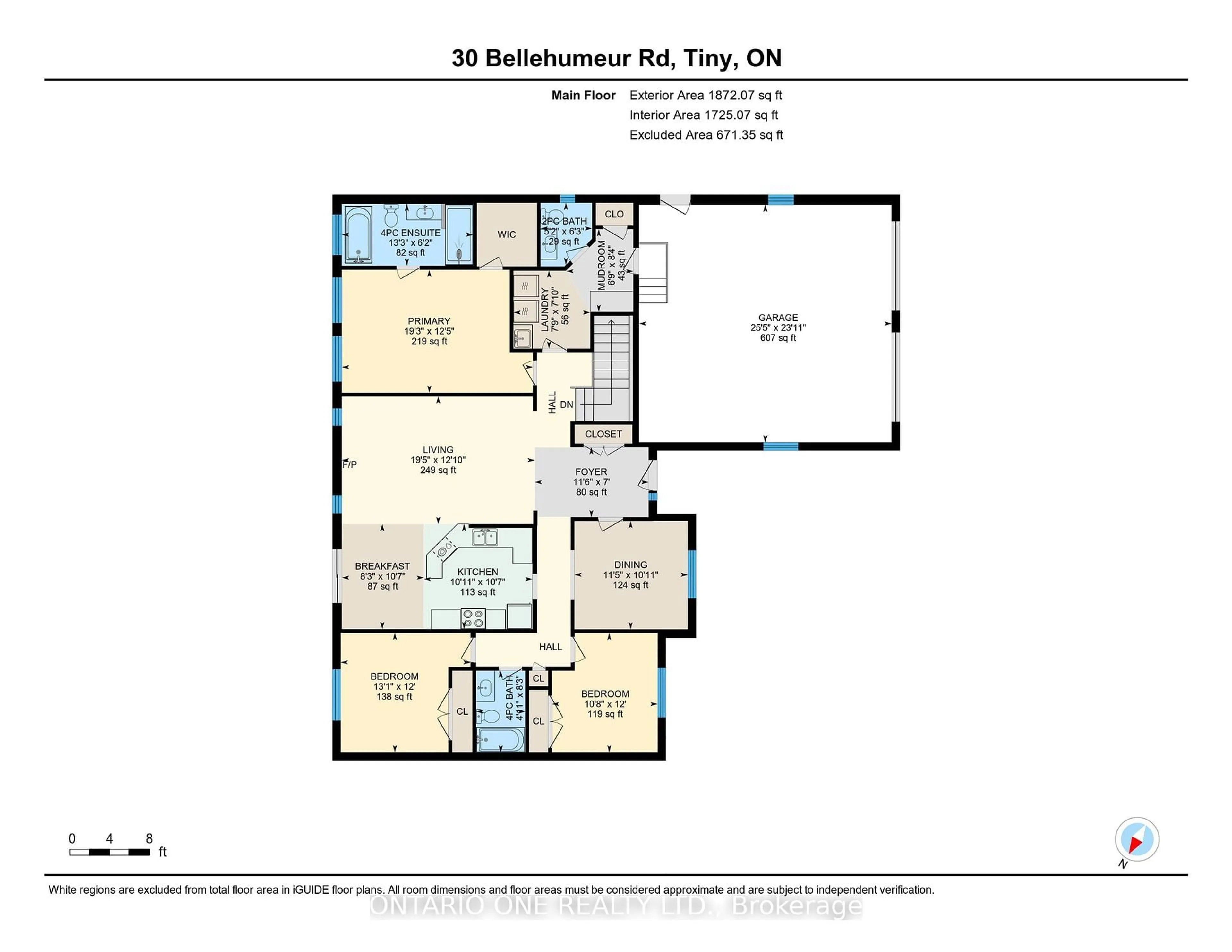 Floor plan for 30 Bellehumeur Rd, Tiny Ontario L9M 0J1