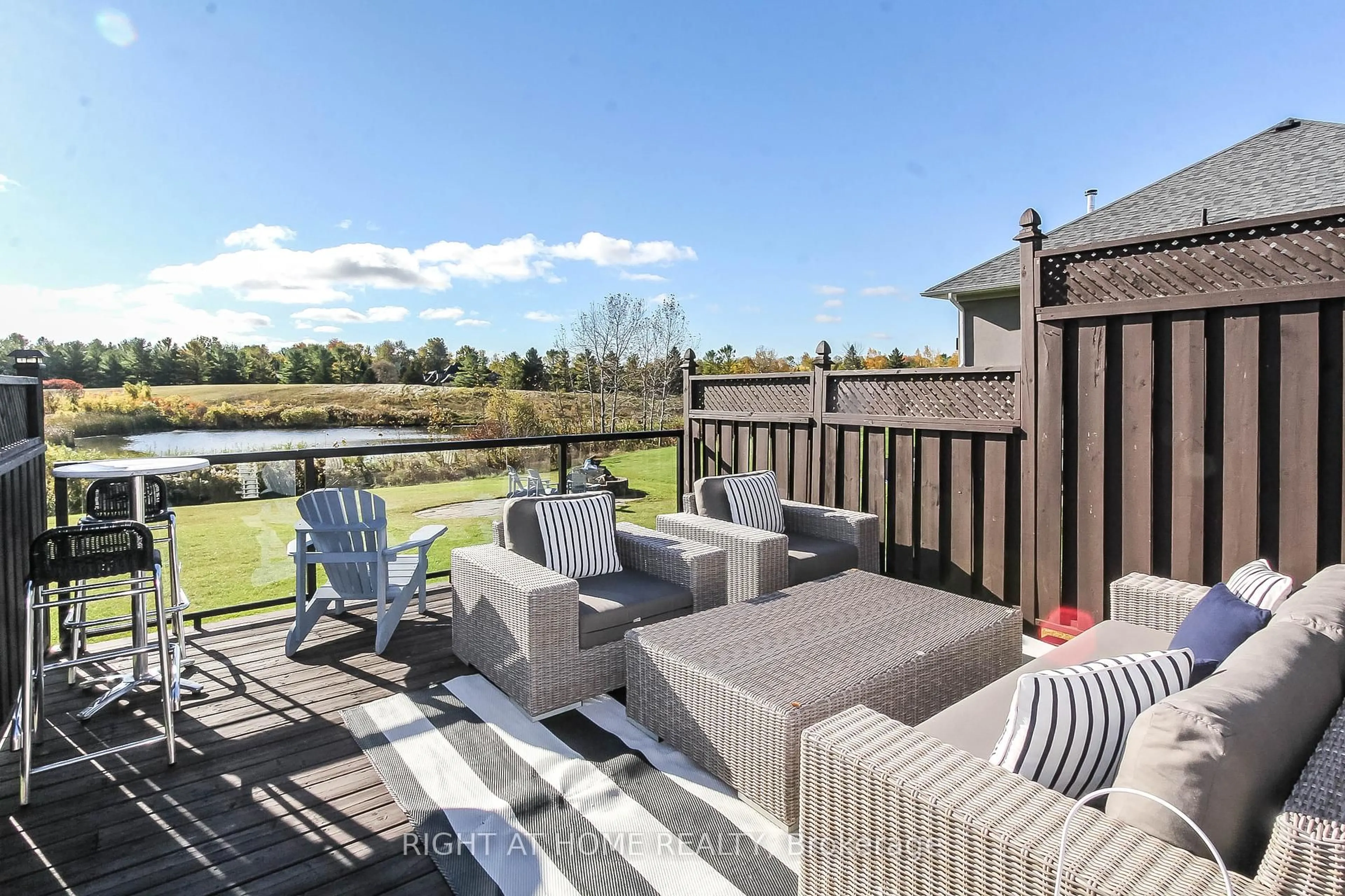 Patio, water/lake/river/ocean view for 16 Deanna Dr, Wasaga Beach Ontario L9Z 1J5