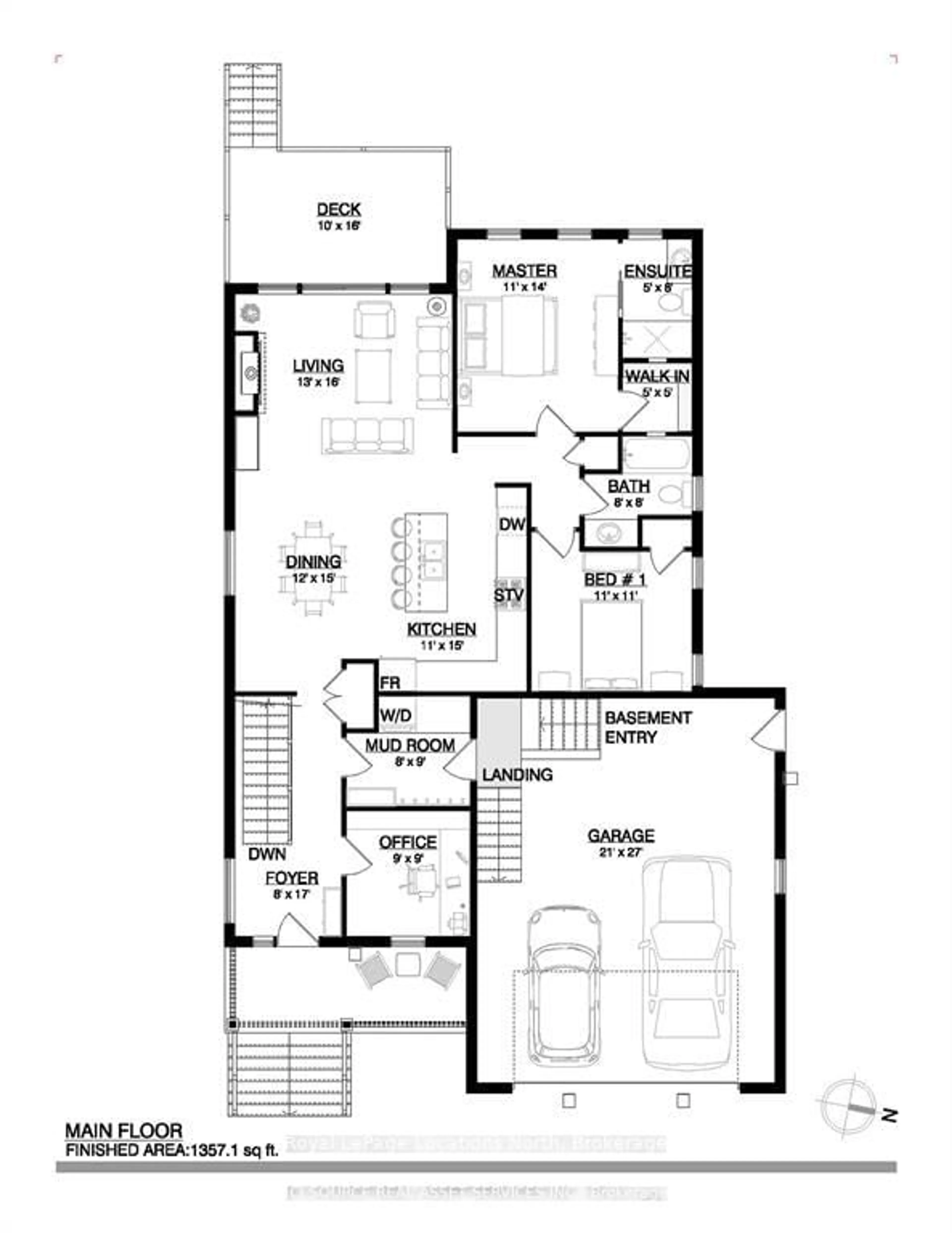 Floor plan for 64 52nd St, Wasaga Beach Ontario L9Z 1W8