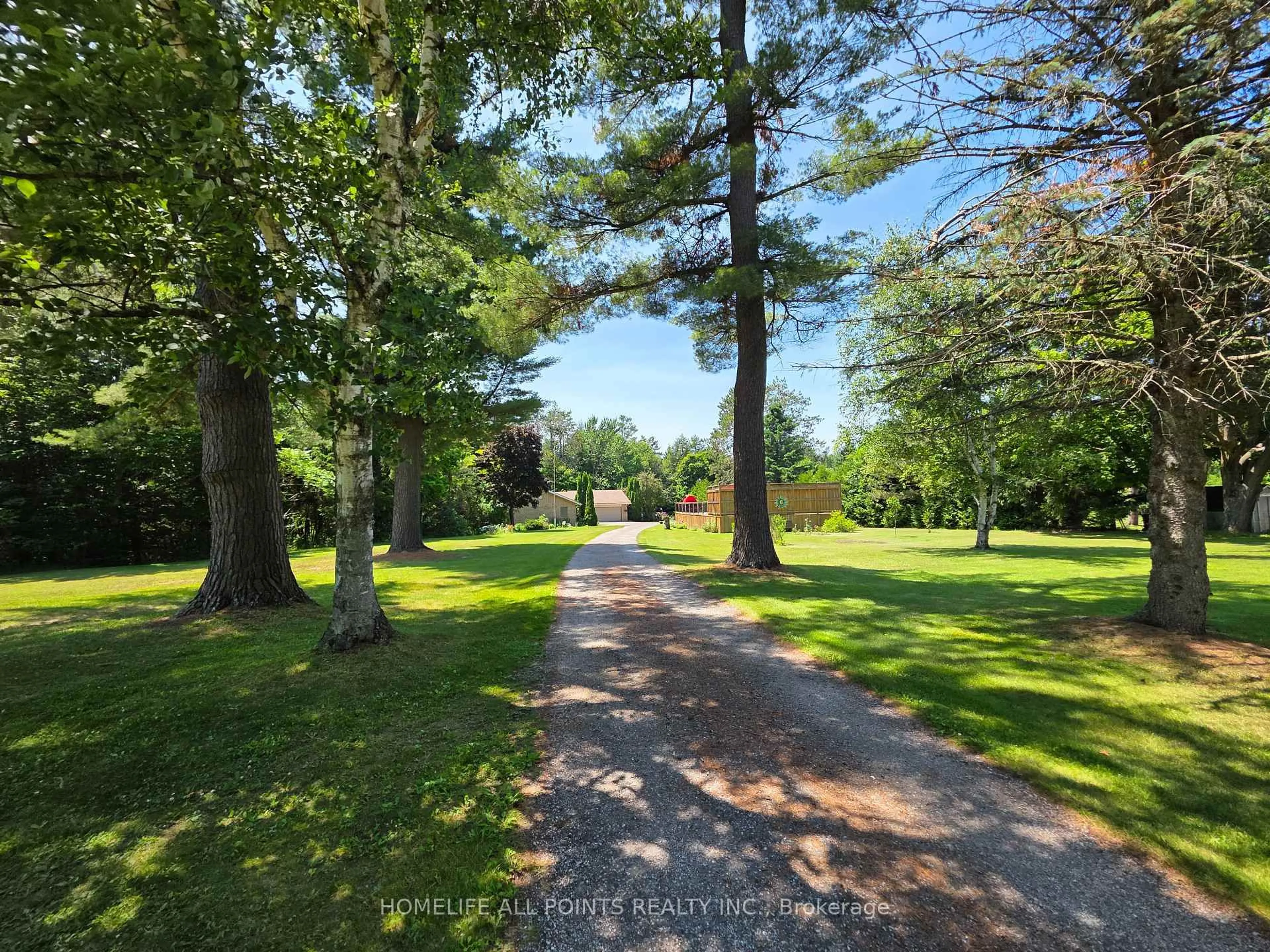 A pic from outside/outdoor area/front of a property/back of a property/a pic from drone, forest/trees view for 7190 93 Highway, Tiny Ontario L0K 2E1