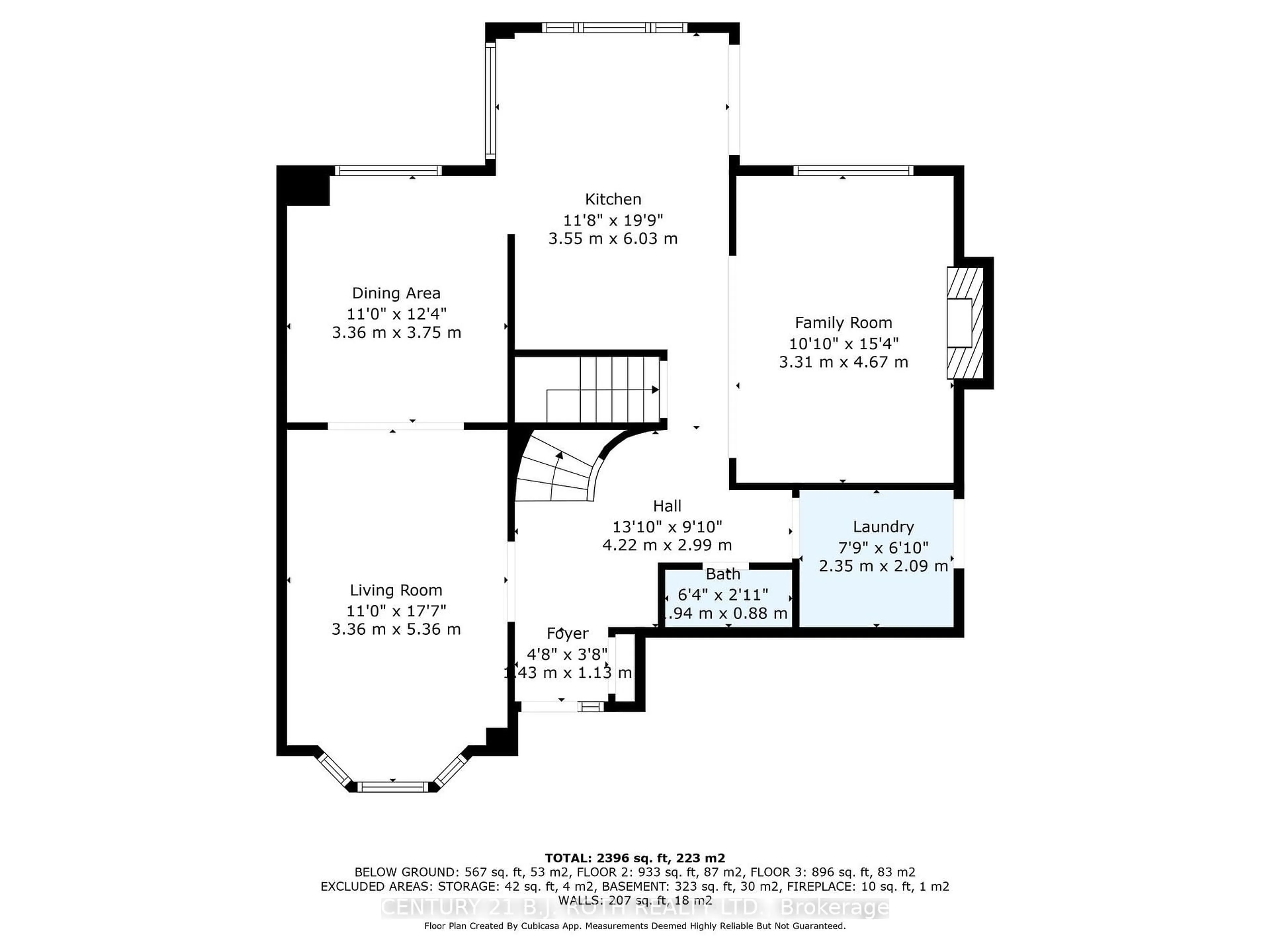 Floor plan for 25 Keats Dr, Barrie Ontario L4N 6C9