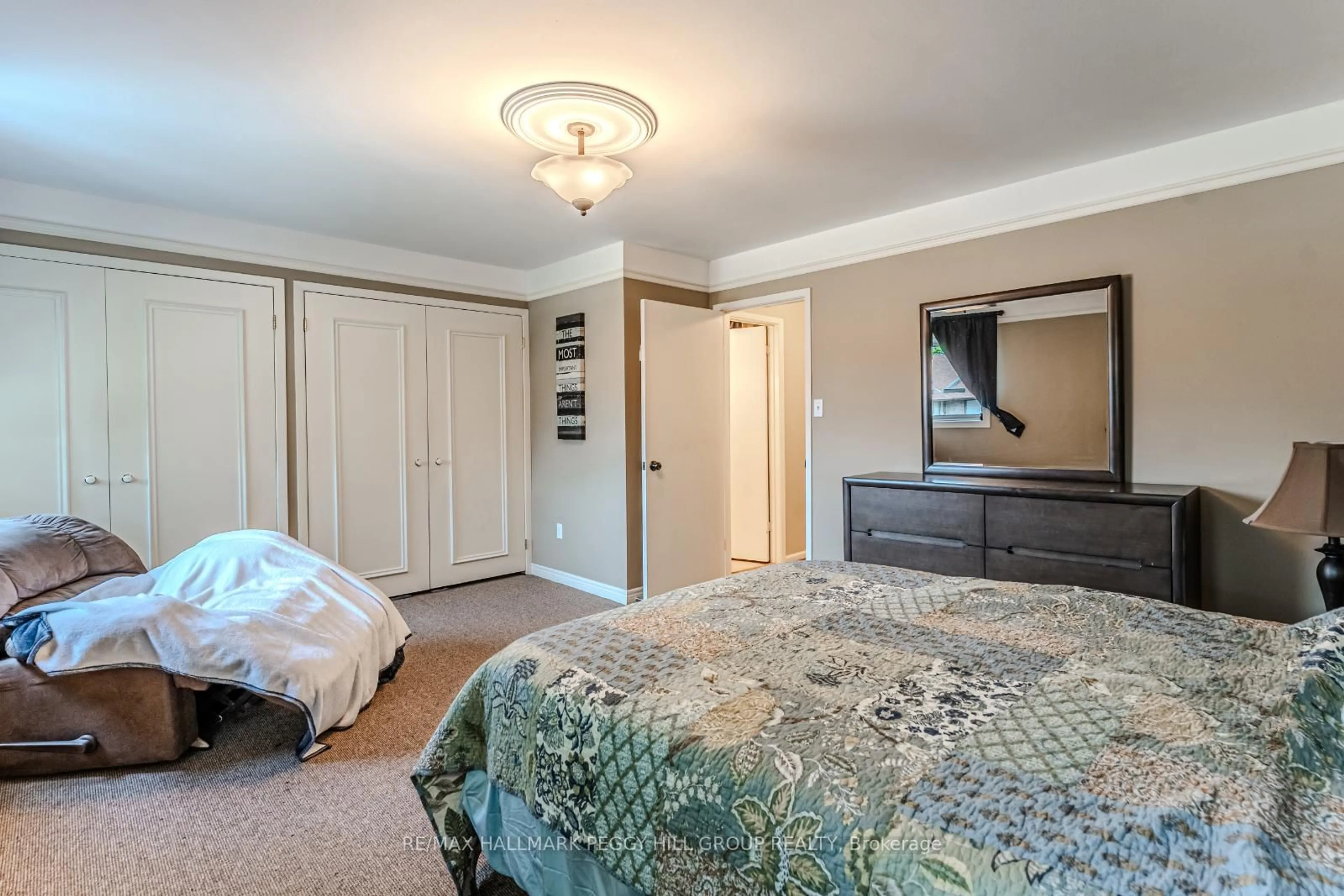 Bedroom with bed, unknown for 28 Donald St #20, Barrie Ontario L4N 4S6